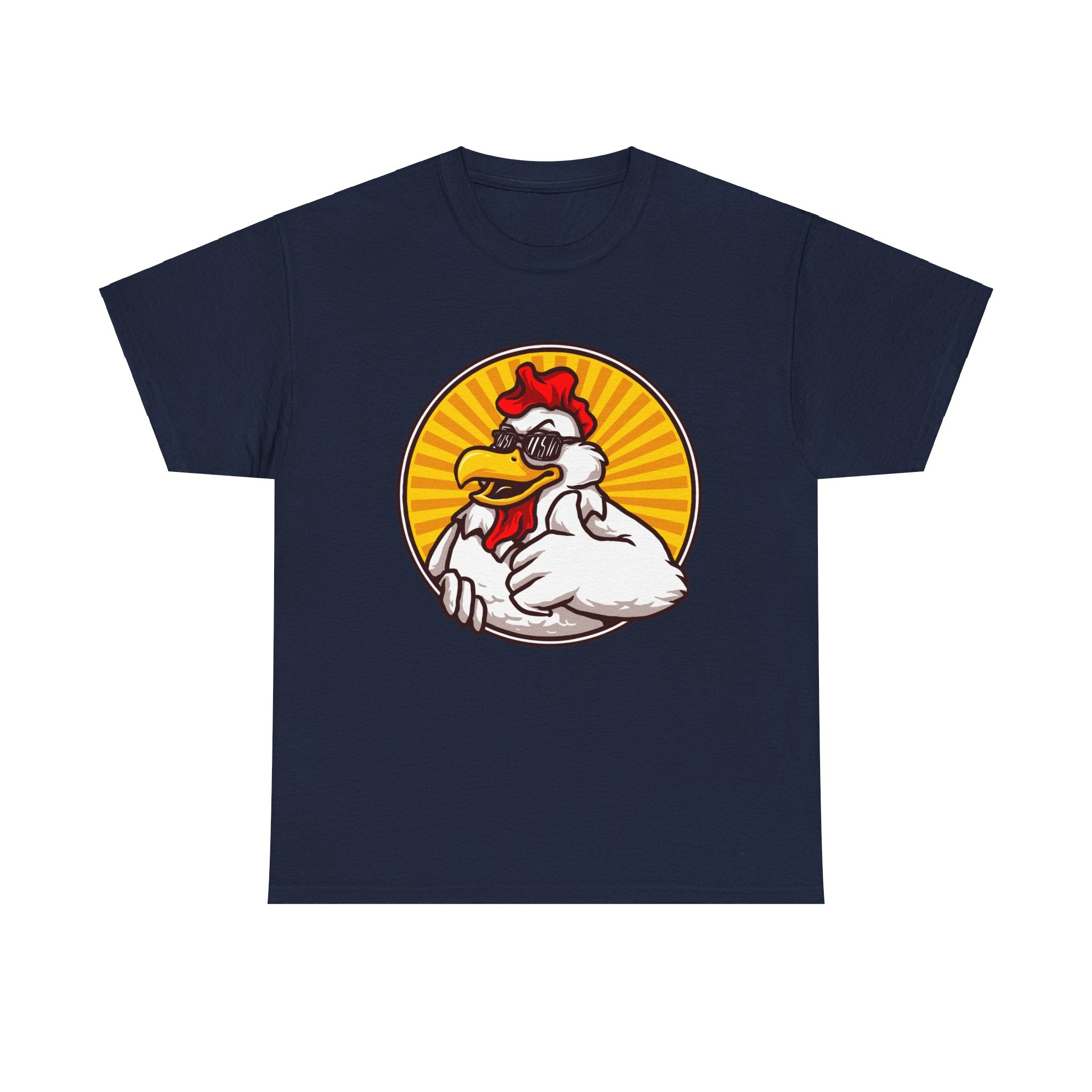 Thumbs Up Chicken Funny Unisex Graphic Novelty T-Shirt