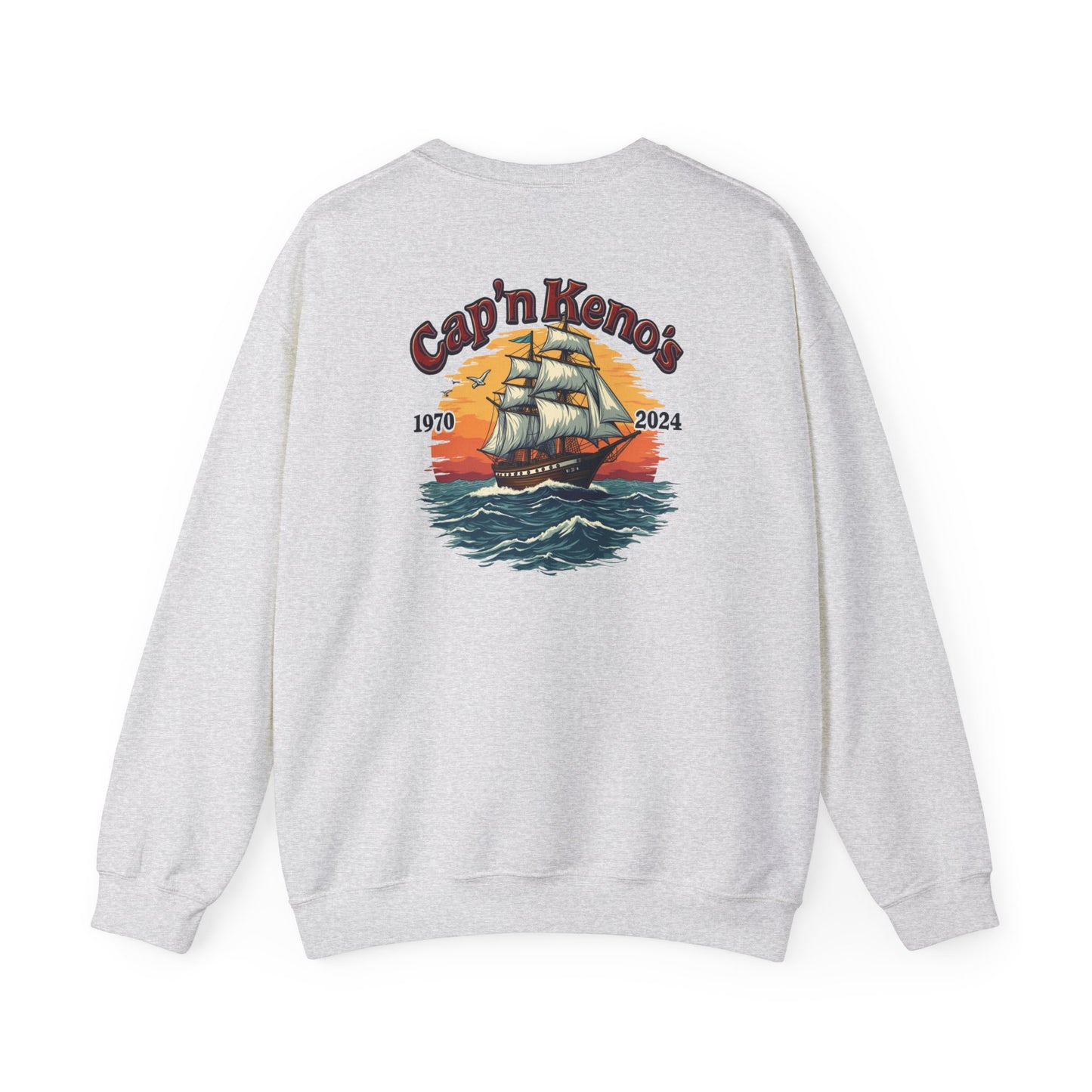 Cap'n Kenos Encinitas California Tribute Sailor Graphic Unisex Sweatshirt