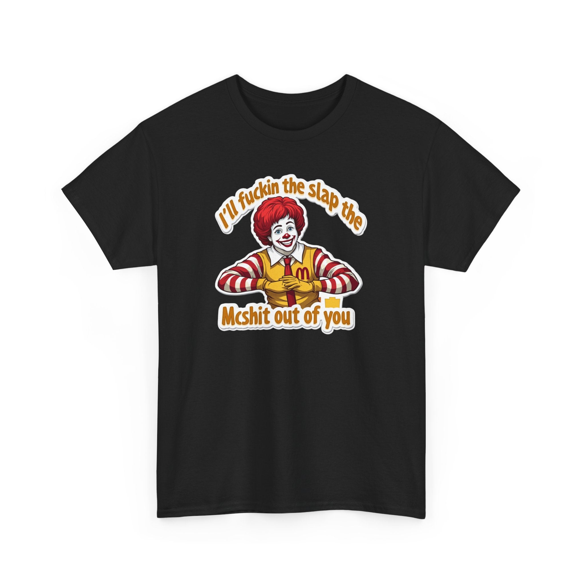 Funny McSlap Cartoon Humorous Unisex Tee, Graphic Meme Shirt