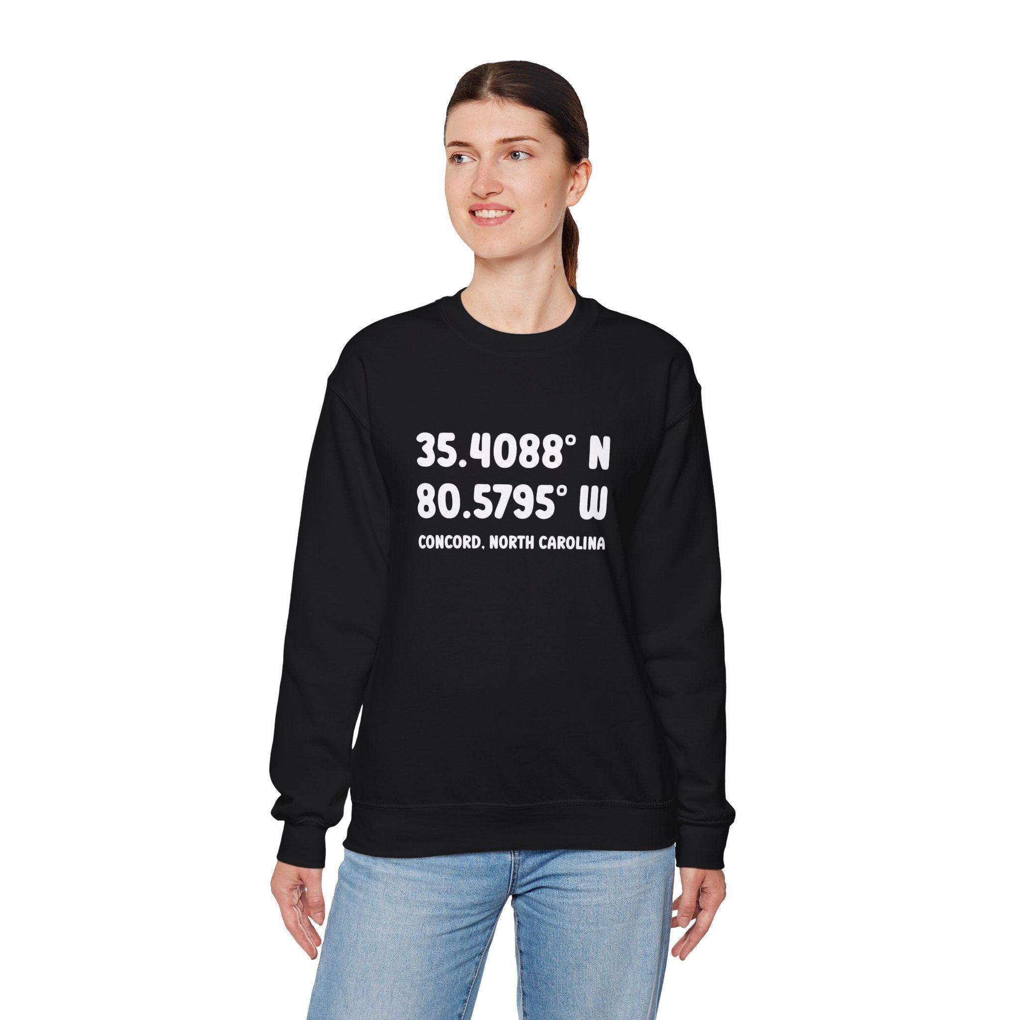 Concord North Carolina NC Coordinance Crewneck Sweatshirt