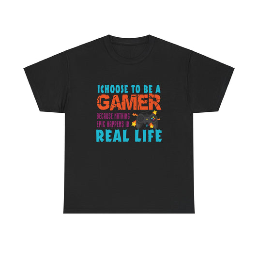 Funny Gaming Unisex Graphic Novelty T-Shirt