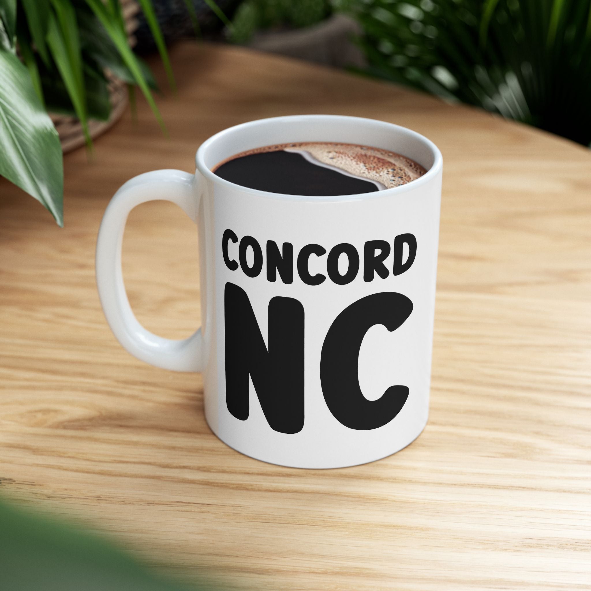 Concord North Carolina NC State Ceramic Coffee Mug