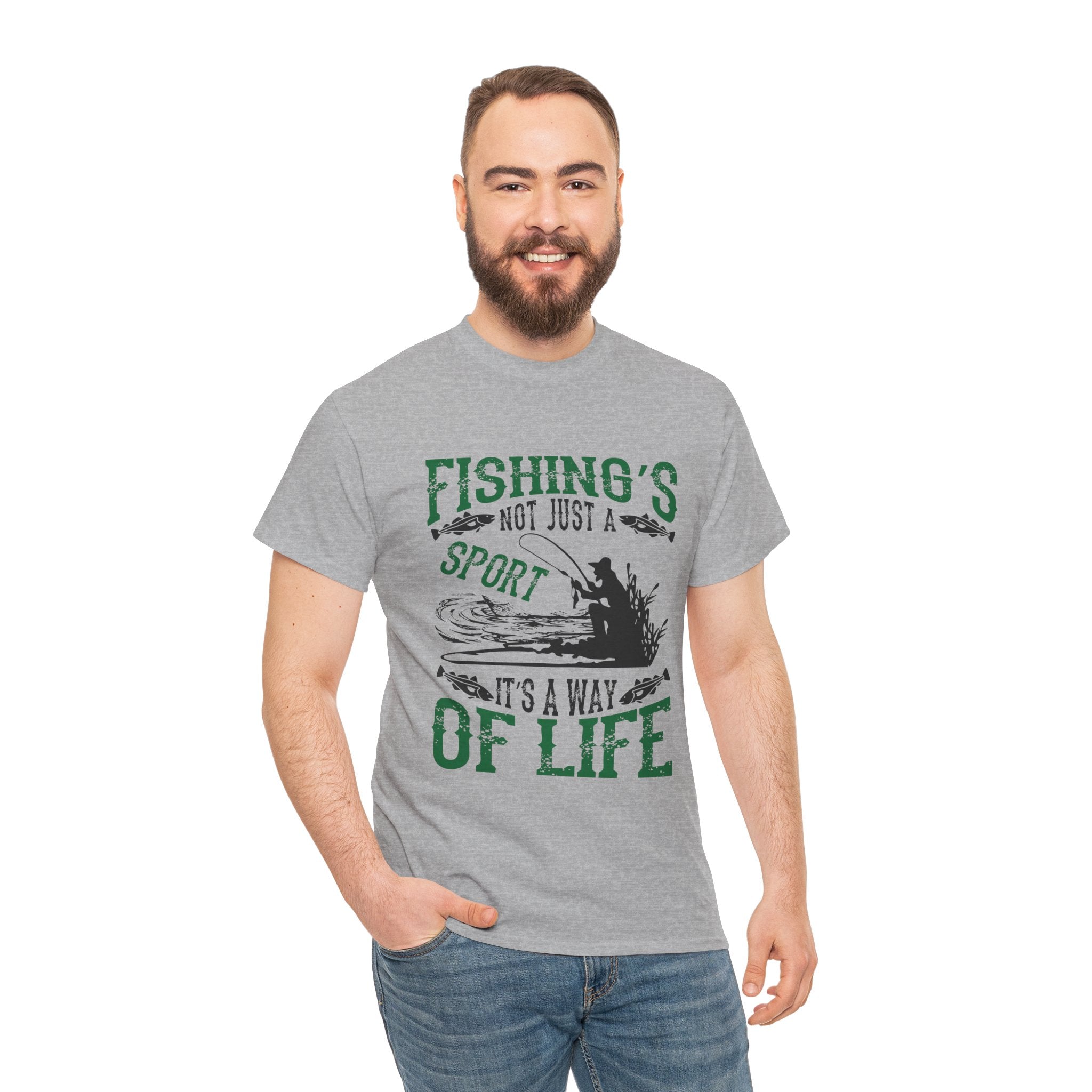 Fishings Not Just A Sport It's A Way Of Life Unisex Graphic Novelty T-Shirt