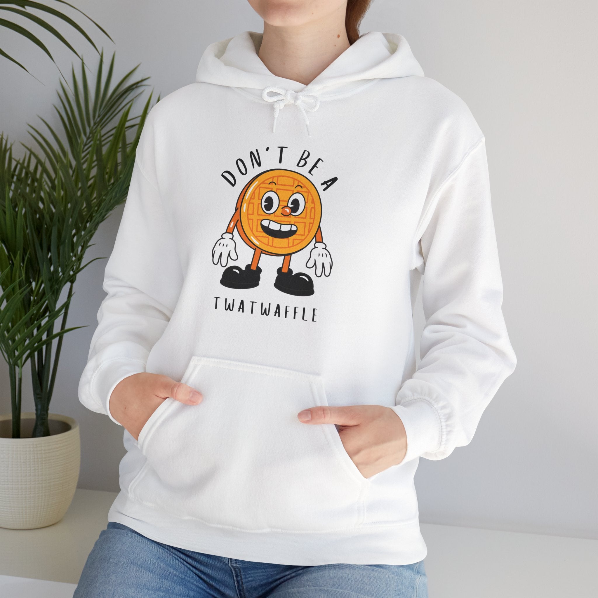 Funny Don't Be A Twatwaffle Waffle Unisex Graphic Novelty Hoodie