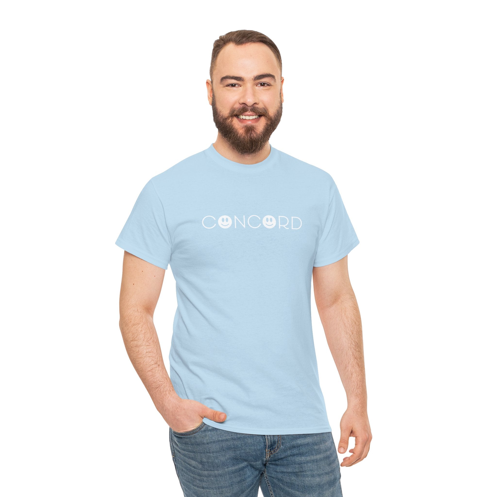 Concord North Carolina NC Smiley Face Unisex T-Shirt