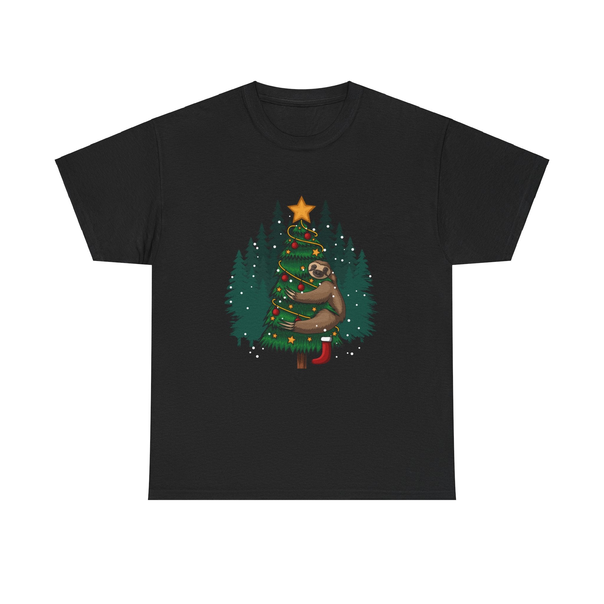 Funny Sloth Christmas Tree Unisex T-Shirt