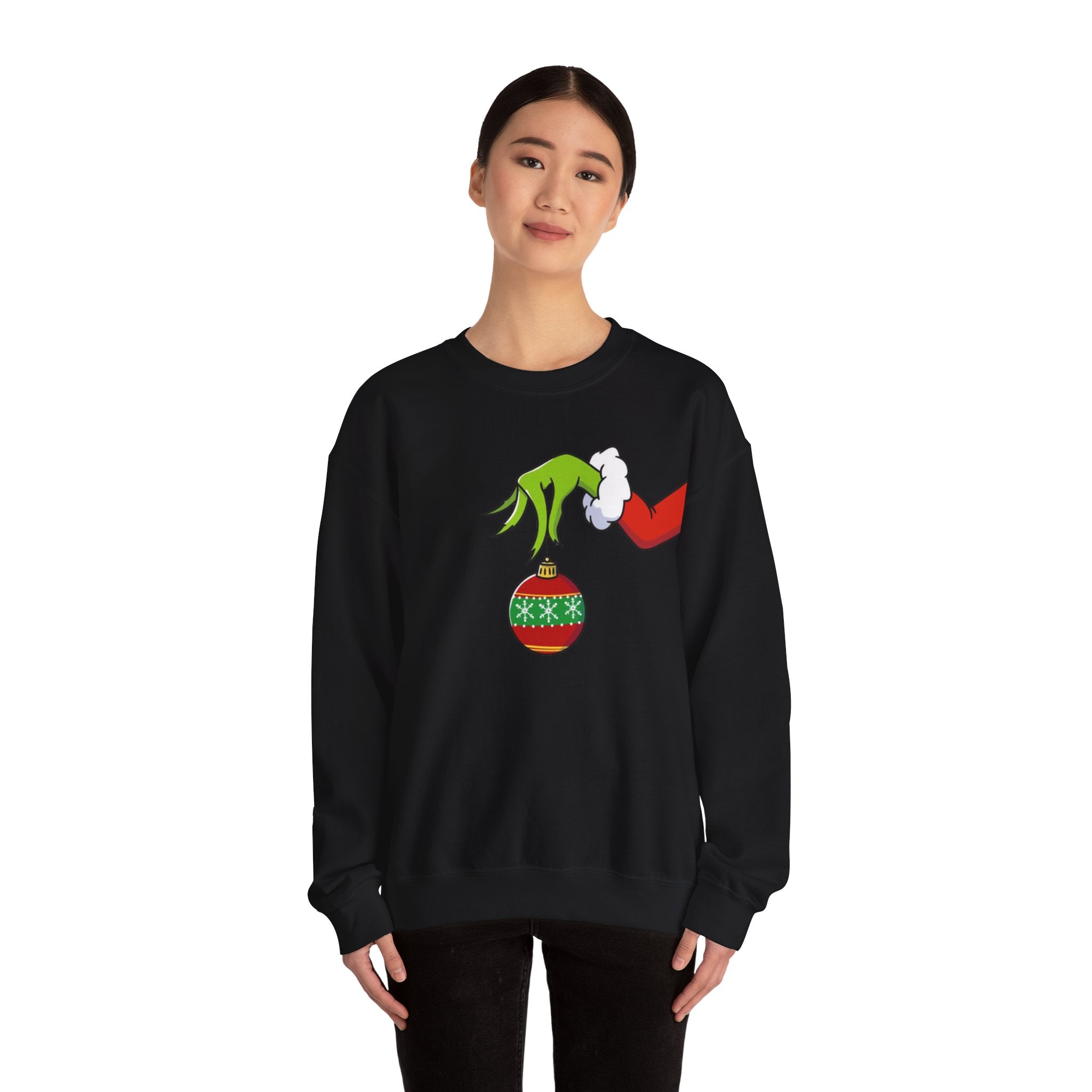 Grinch Ornament Christmas Movie Unisex Crewneck Sweatshirt