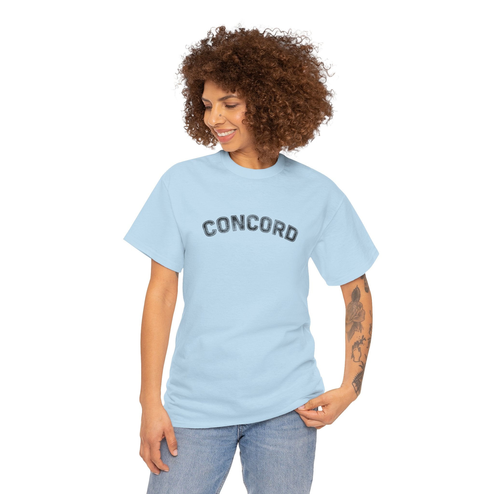 Concord North Carolina NC Curved Unisex T-Shirt