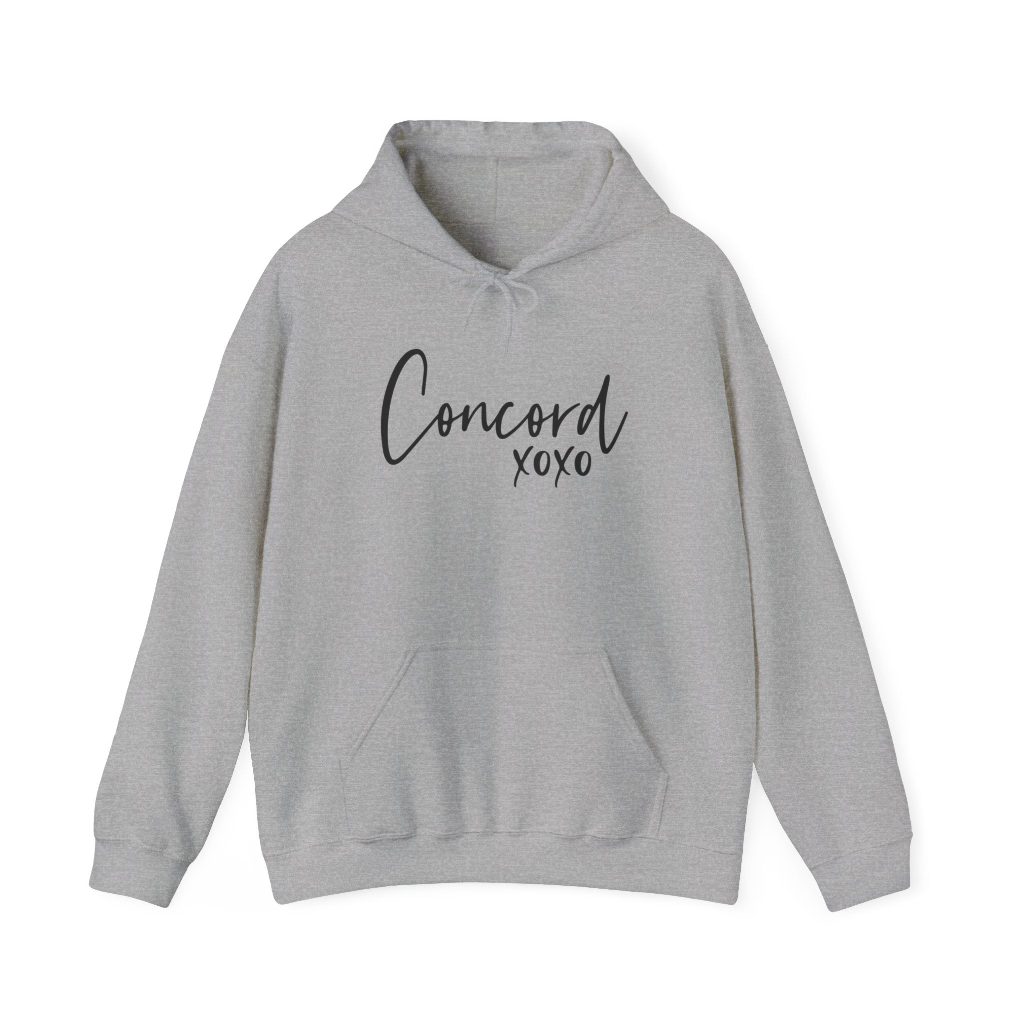 Concord North Carolina NC State Cursive Hoodie