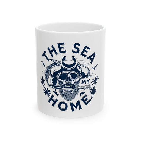 Pirate Captain Sea Graphic Novelty Ceramic Coffee Mug