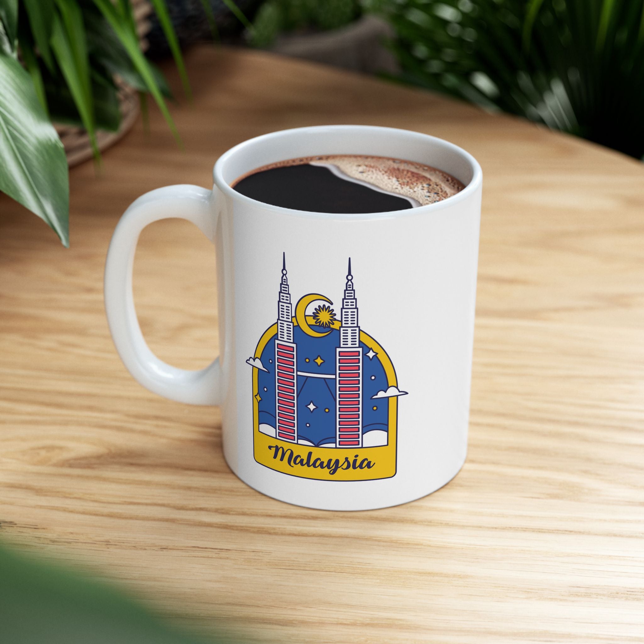 Malaysia Souvenir Travel Ceramic Coffee Mug