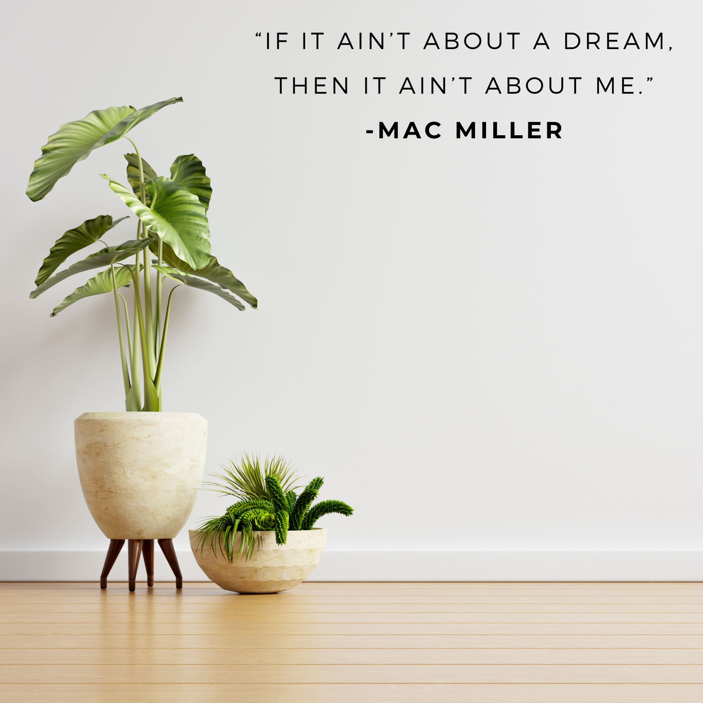 Mac Miller Rap Hip Hop Music Fan Lyric Quote Vinyl Wall Art Decal Sticker For Rentals Office Home