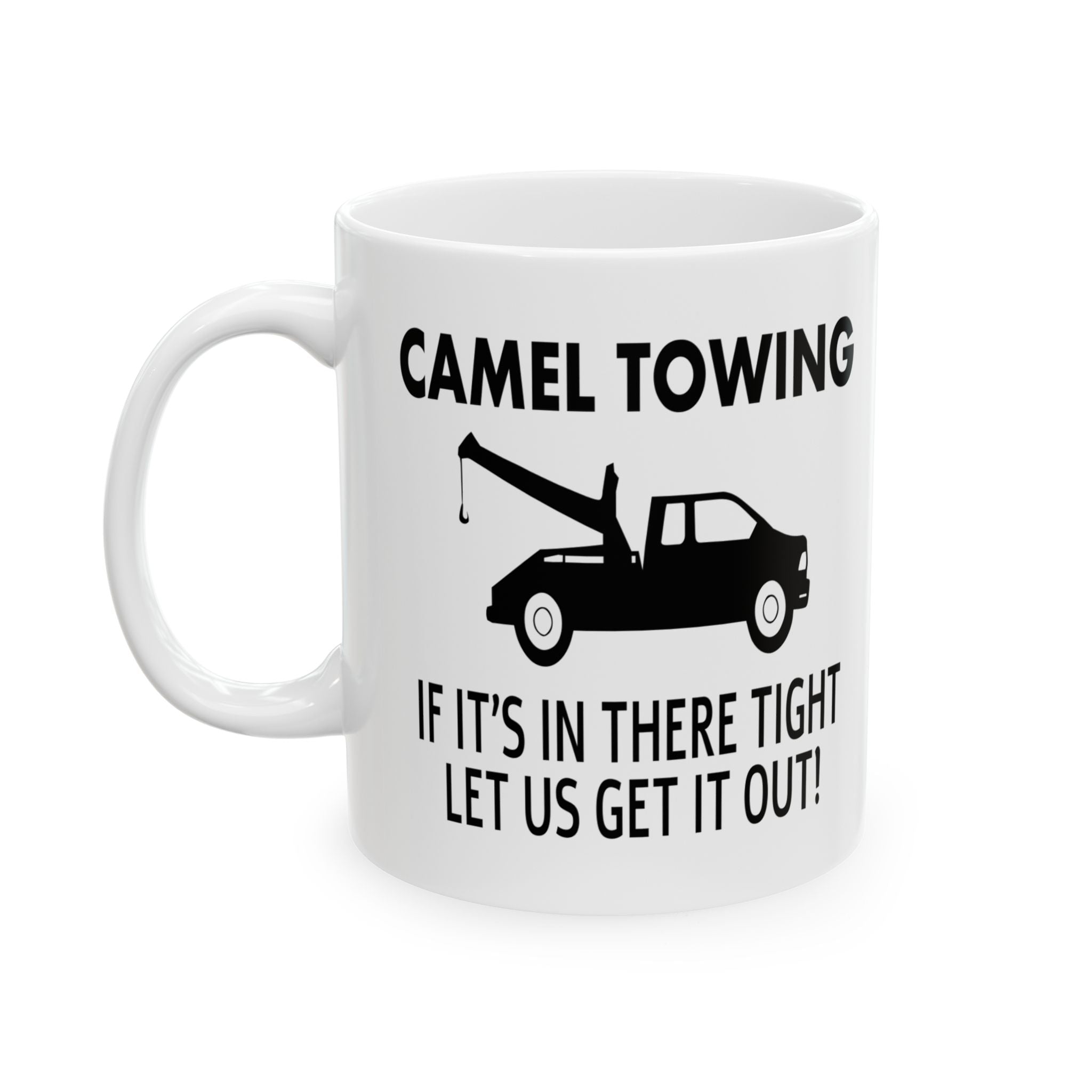 Funny Camel Towing Adult Humor Ceramic Coffee Mug