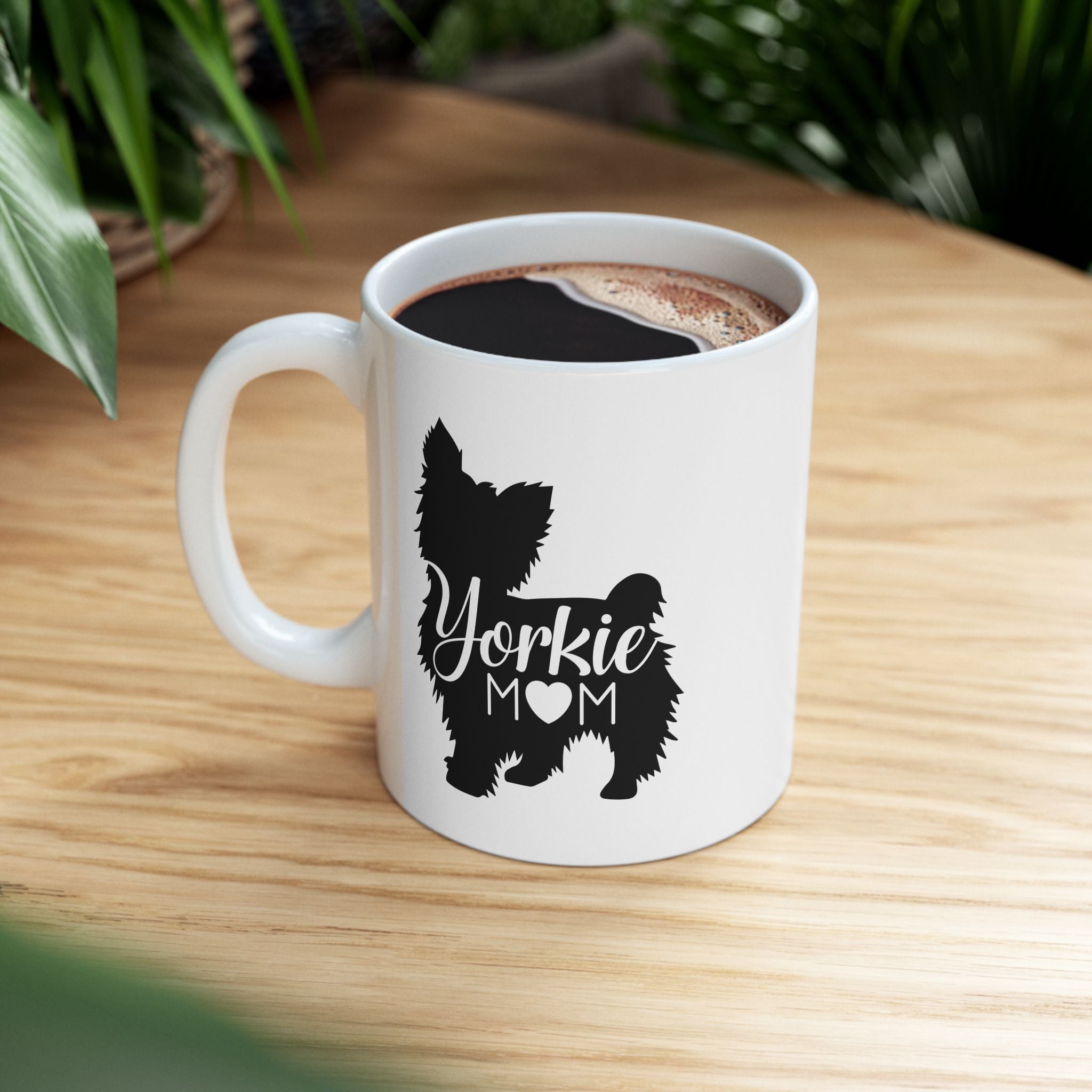 Yorkie Mom Cute Dog Puppy Lover Ceramic Mug 11oz