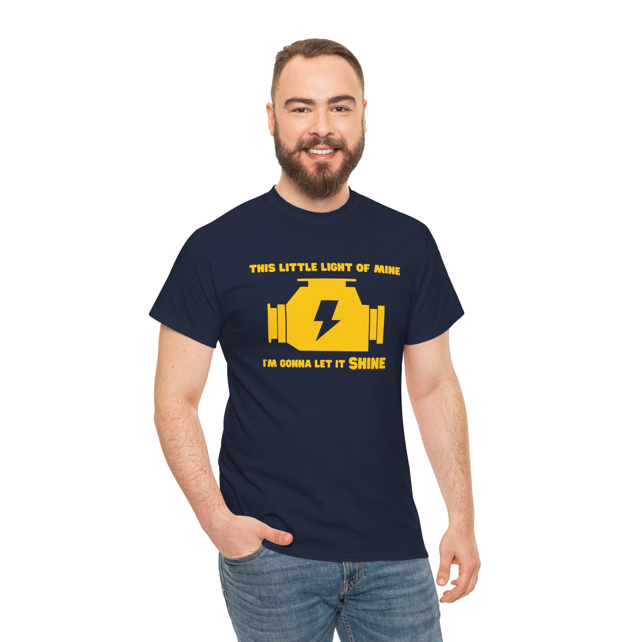 Funny Mechanic Engine Light JDM Graphic Novelty Gift Unisex T-Shirt