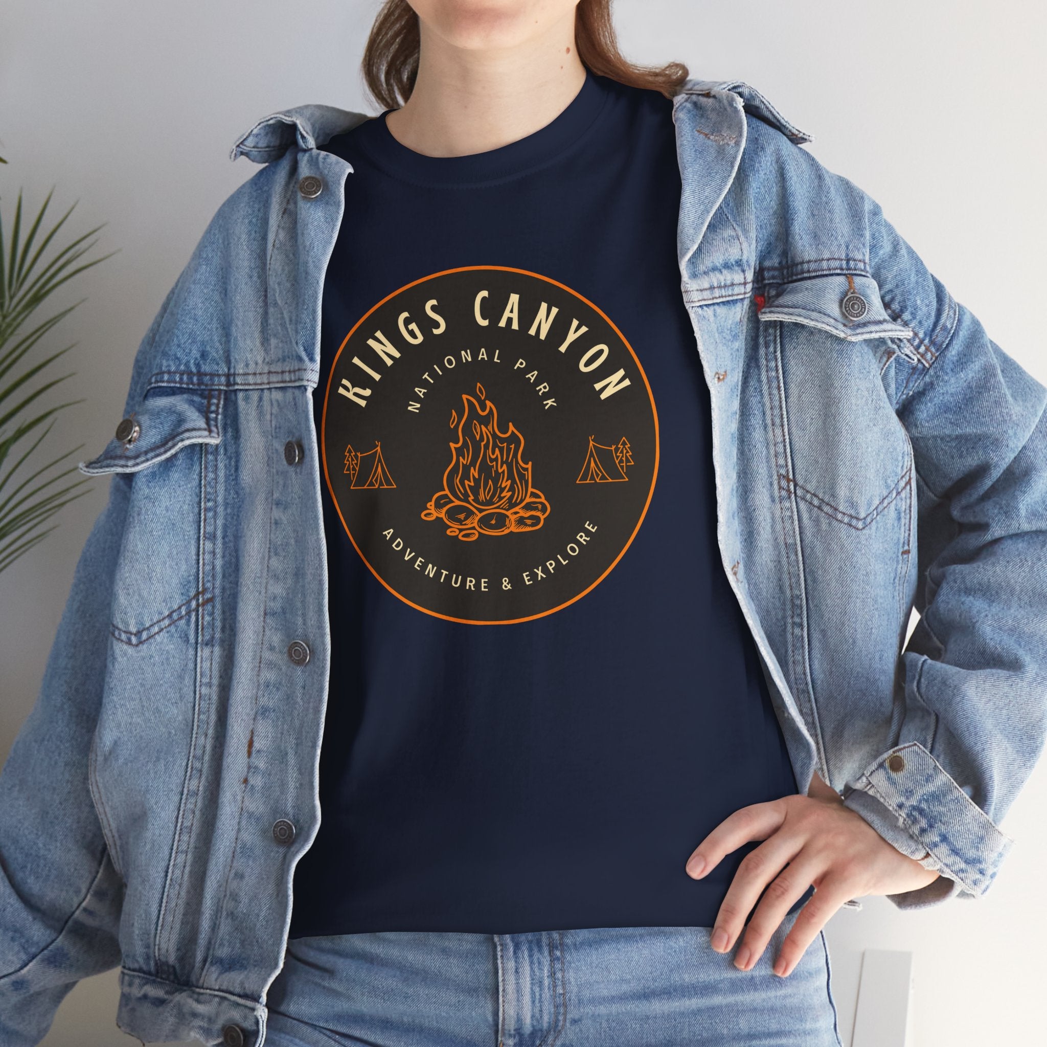 Kings Canyon Travel Camping Souvenir Unisex Graphic Novelty T-Shirt