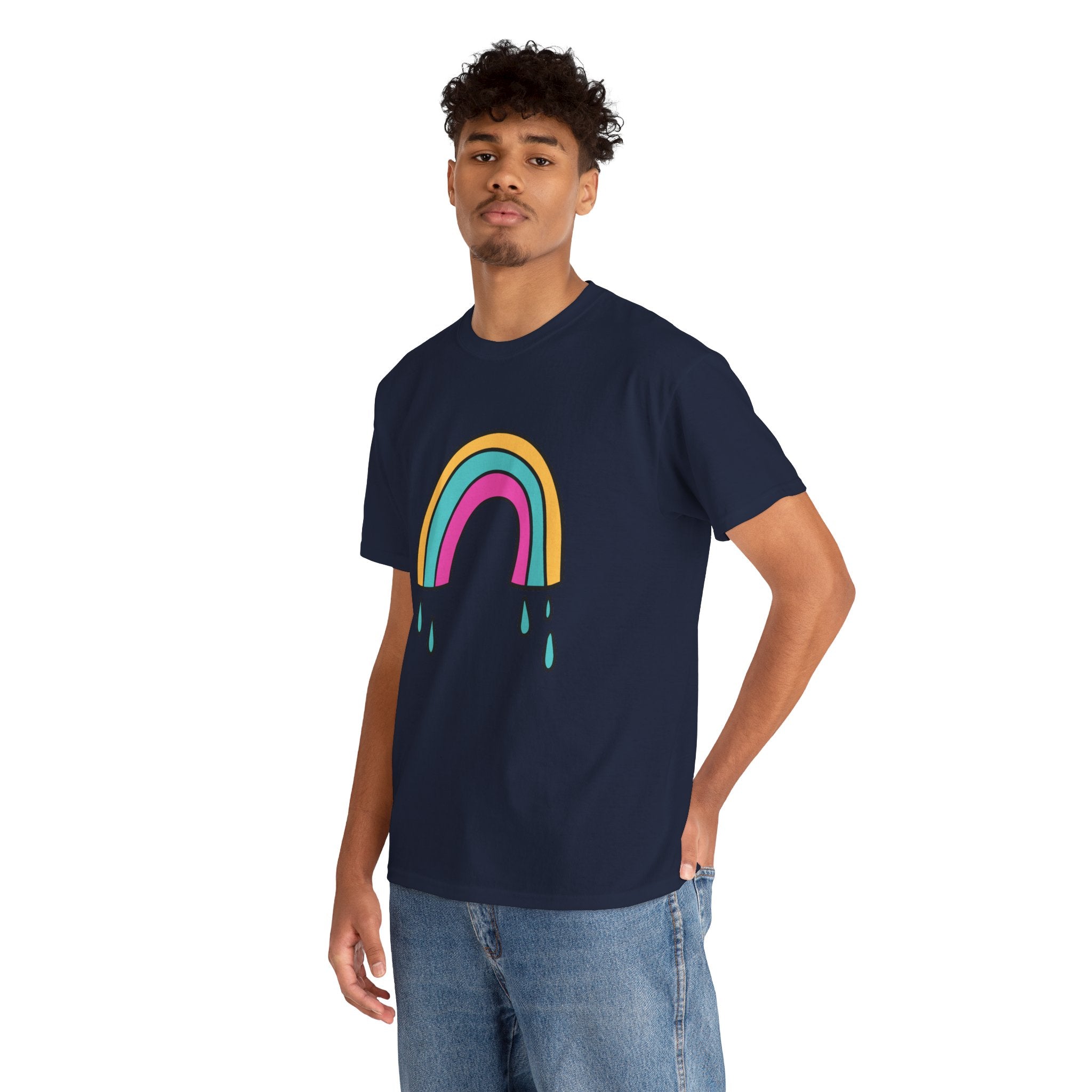 Cute Rainbow Boho Unisex Graphic Novelty Shirt Tee