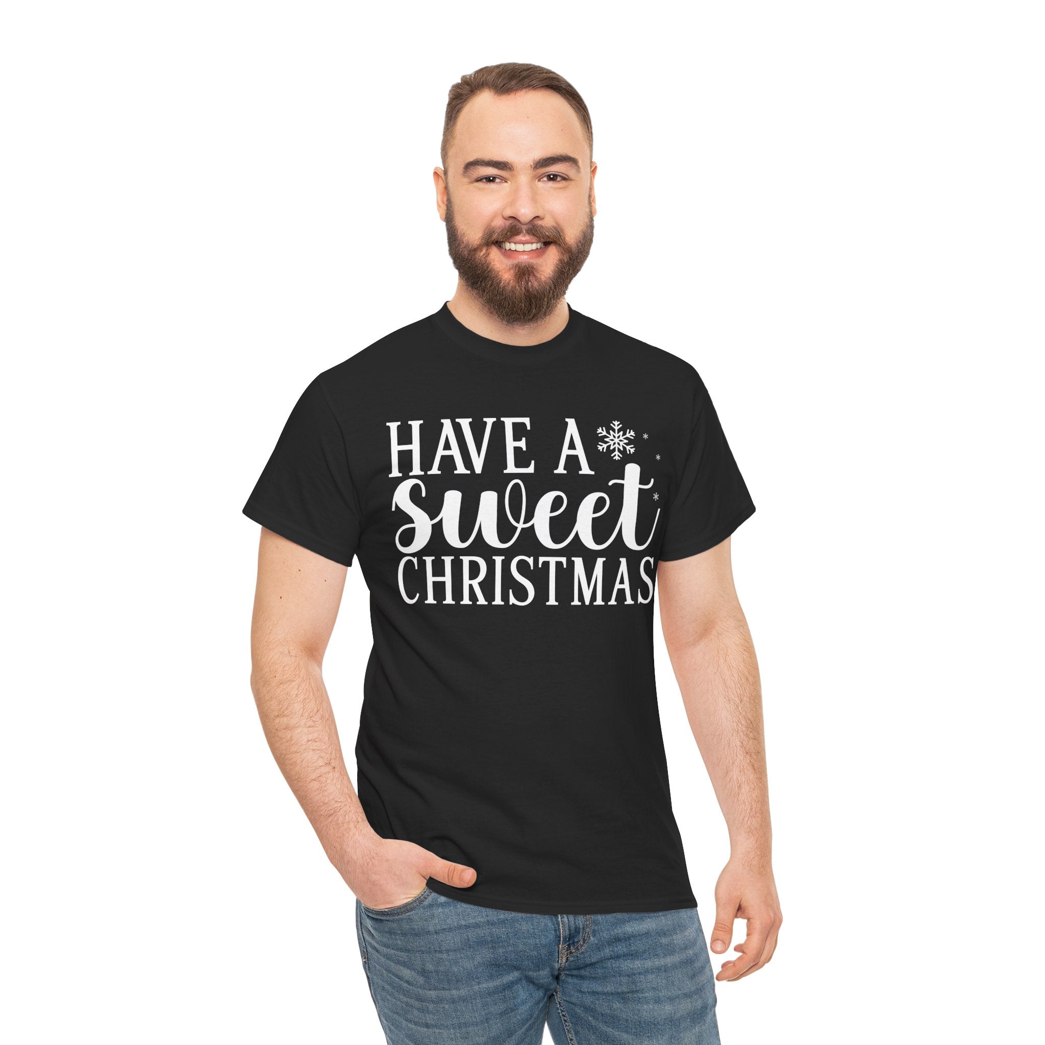 Have A Sweet Christmas Holiday Cute Men's Women's Graphic Tee T-Shirt