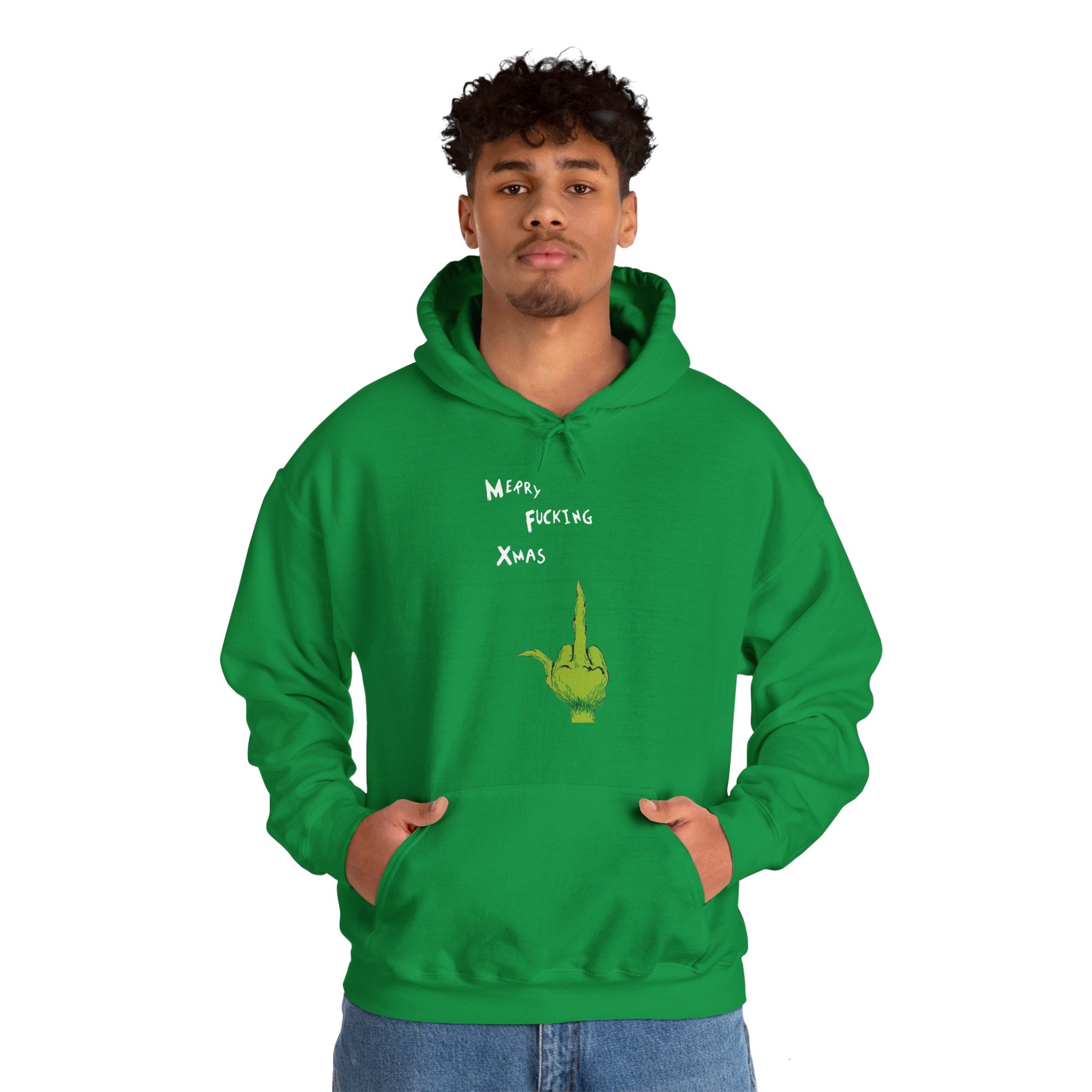 Merry F*cking Christmas Funny Grinch Movie Unisex Hoodie