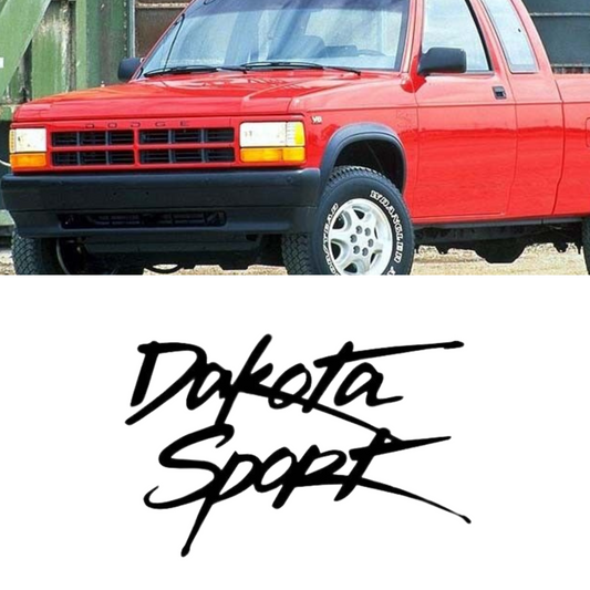 1996 Dodge Dakota Sport Decal Name Logo Set Of 2