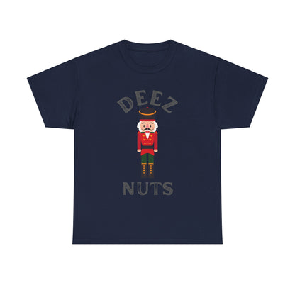 Funny Christmas Shirt Deez Nuts Nutcracker Men's Women's Humor T-Shirt