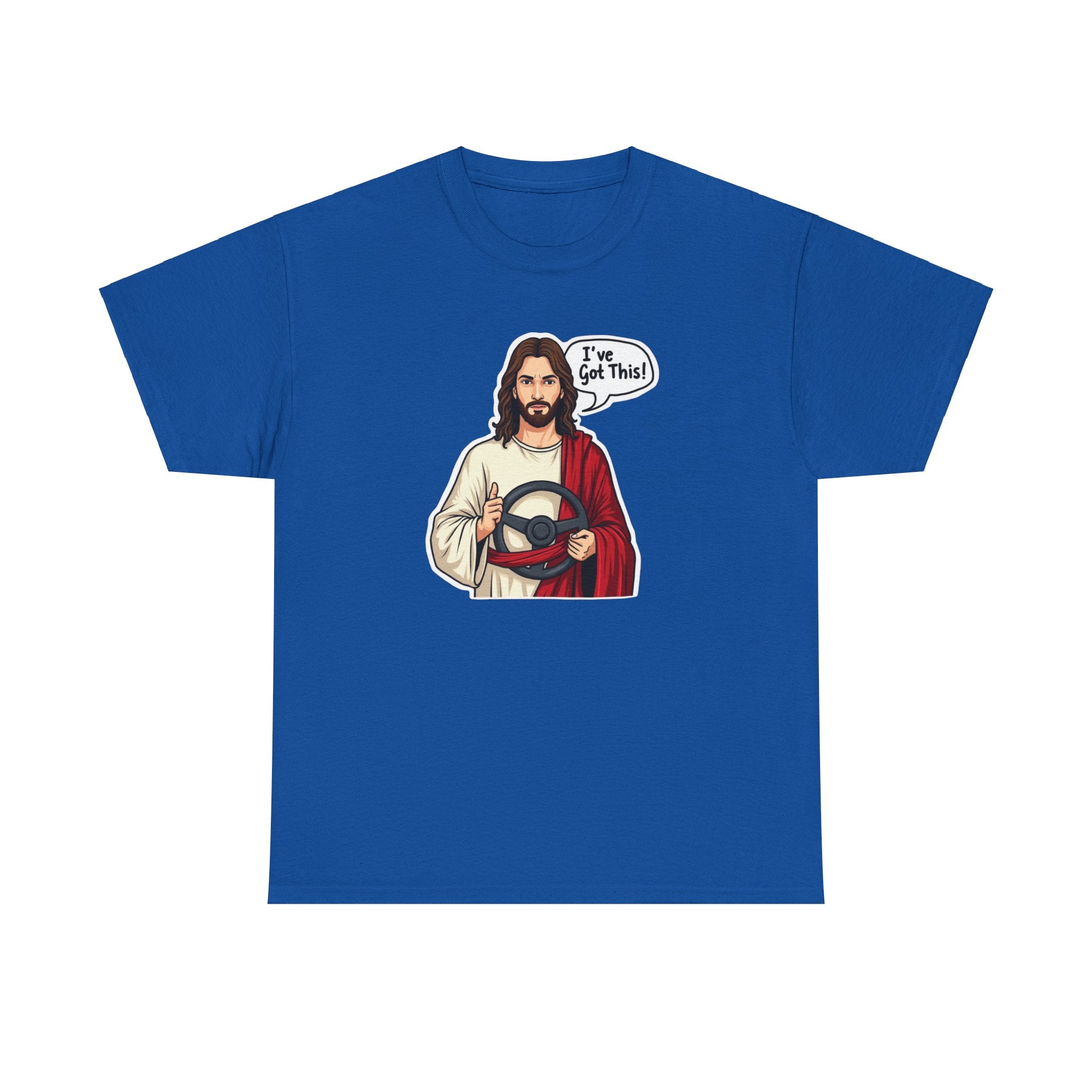 Funny Jesus JDM Car Unisex Tee, Sarcastic Graphic T-Shirt