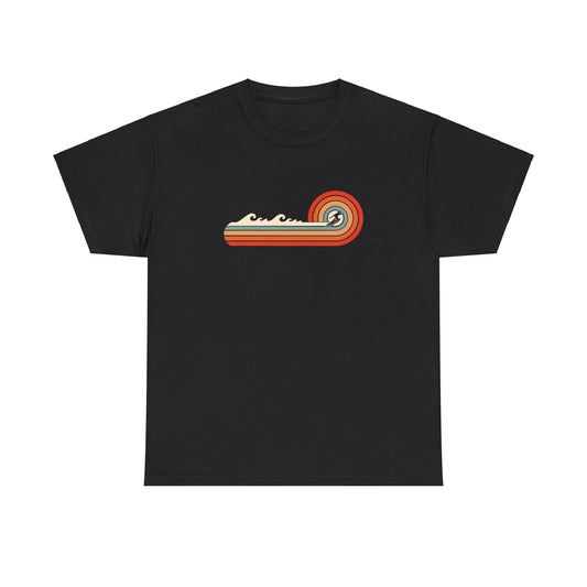 Surfing Wave Vintage Retro Unisex T-Shirt