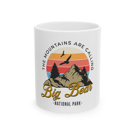 Big Bear California Graphic Novelty Ceramic Coffee Mug