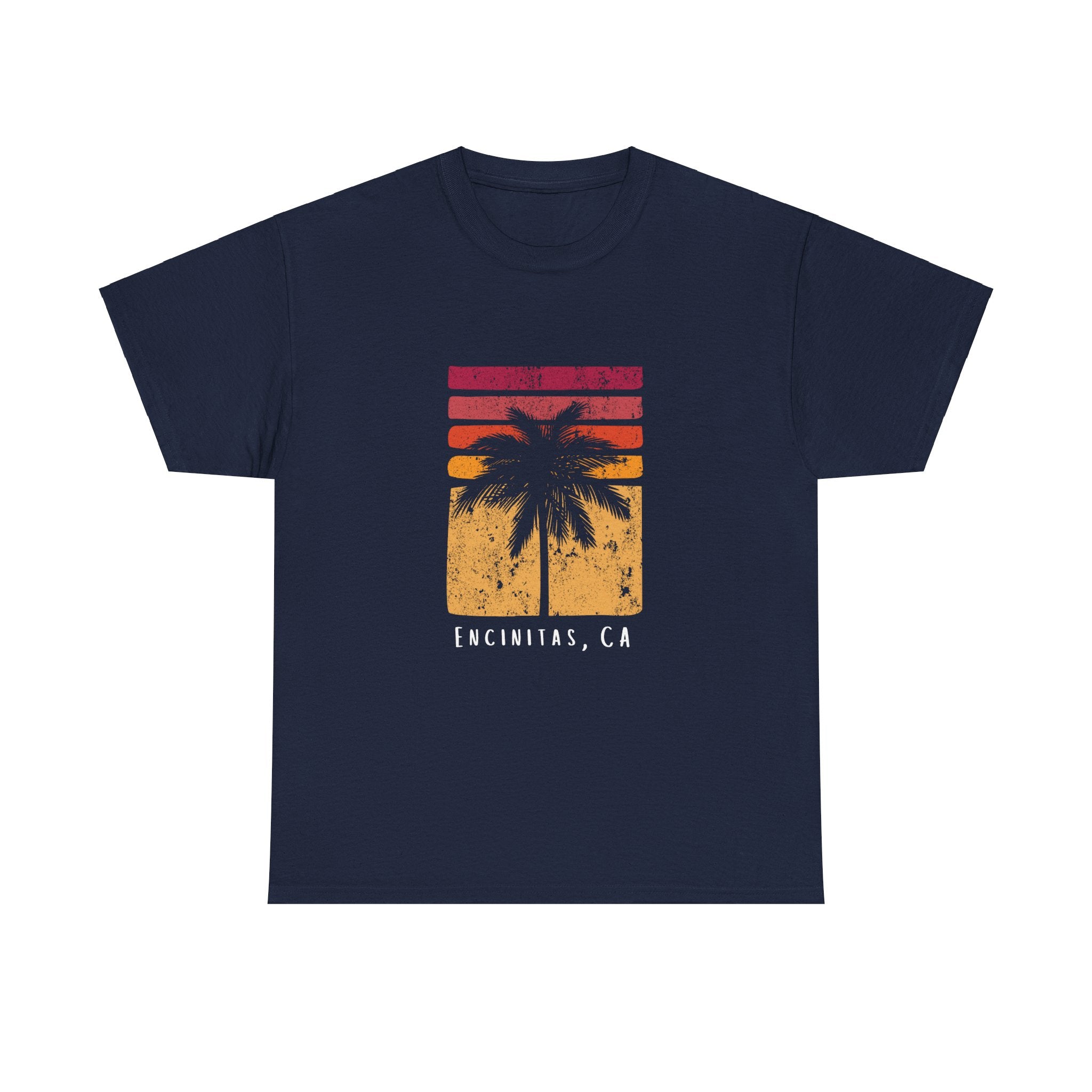 Encinitas California San Diego Souvenir Travel Unisex Vintage Distressed T-Shirt