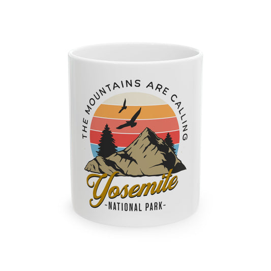 Yosemite National Park Graphic Novelty Ceramic Coffee Mug