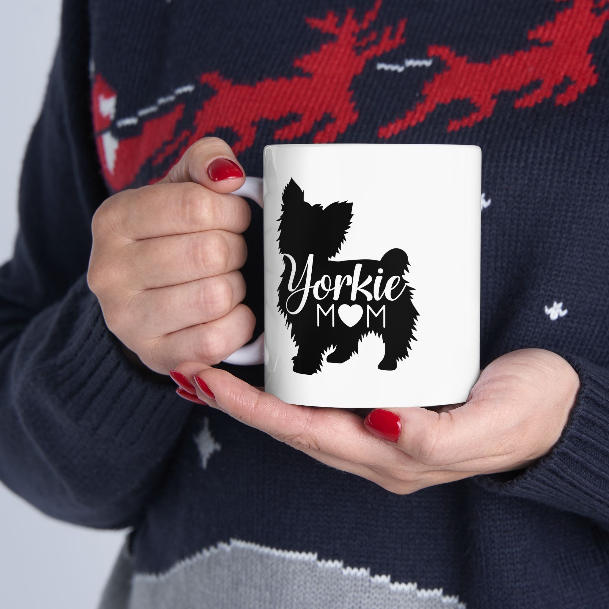 Yorkie Mom Cute Dog Puppy Lover Ceramic Mug 11oz