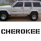 Jeep Cherokee XJ Decal Logo Set Of 2