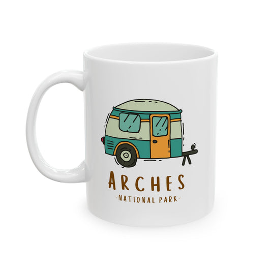 Arches National Park Travel Souvenir Ceramic Outdoor Camping Coffee Mug