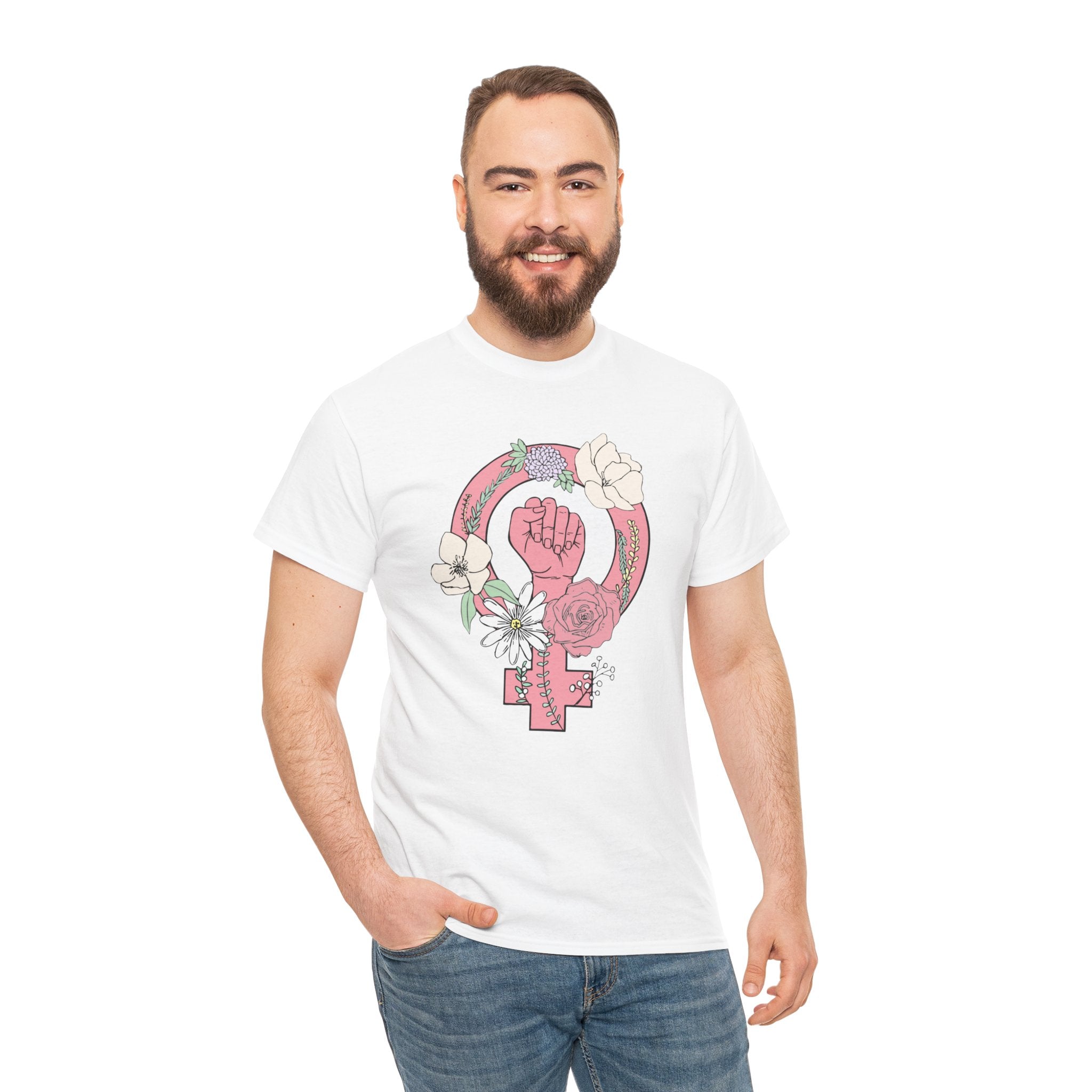 Women's Rights Feminist Girl Heavy Cotton T-Shirt