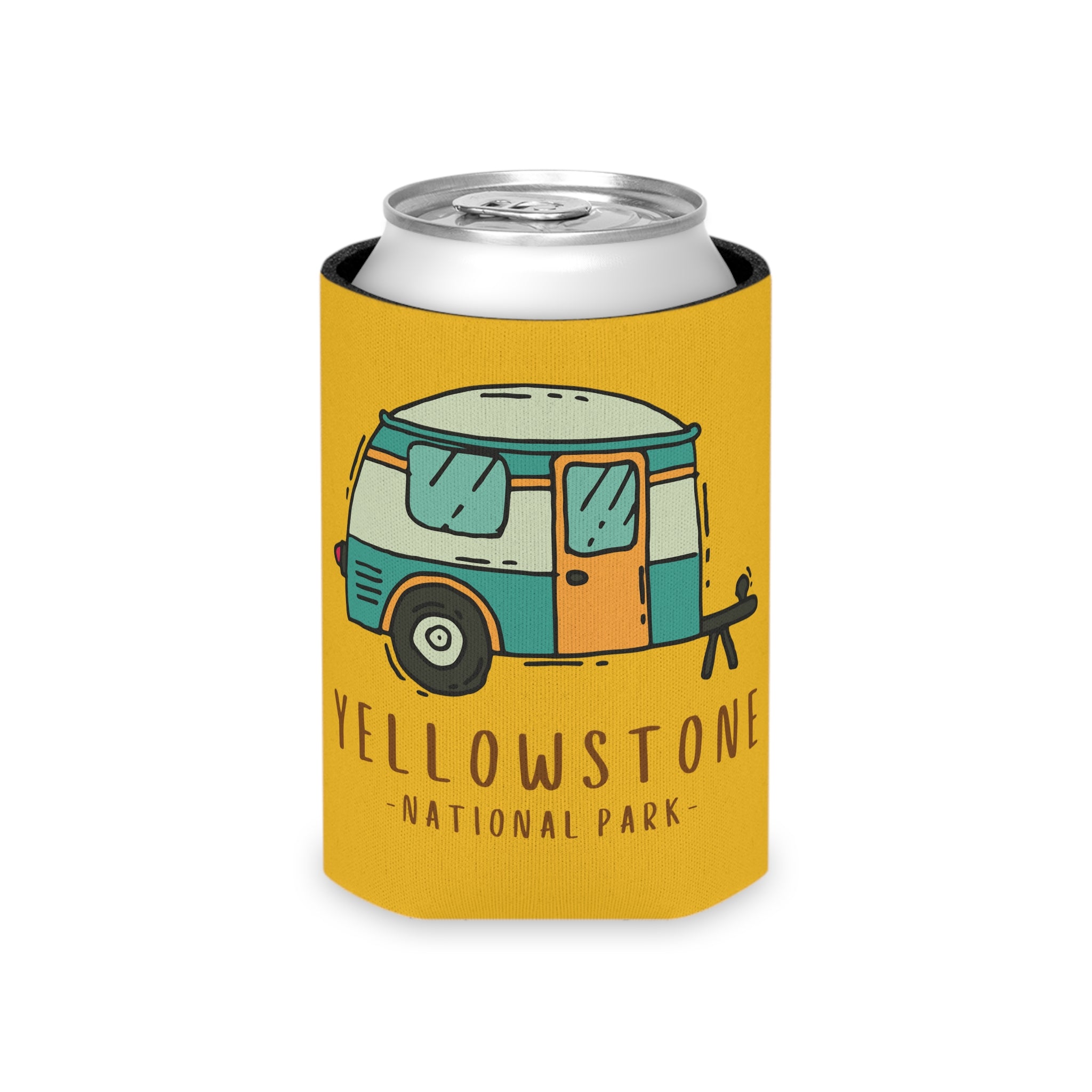 Yellowstone National Park Souvenir Beer Soda Can Cooler Koozie