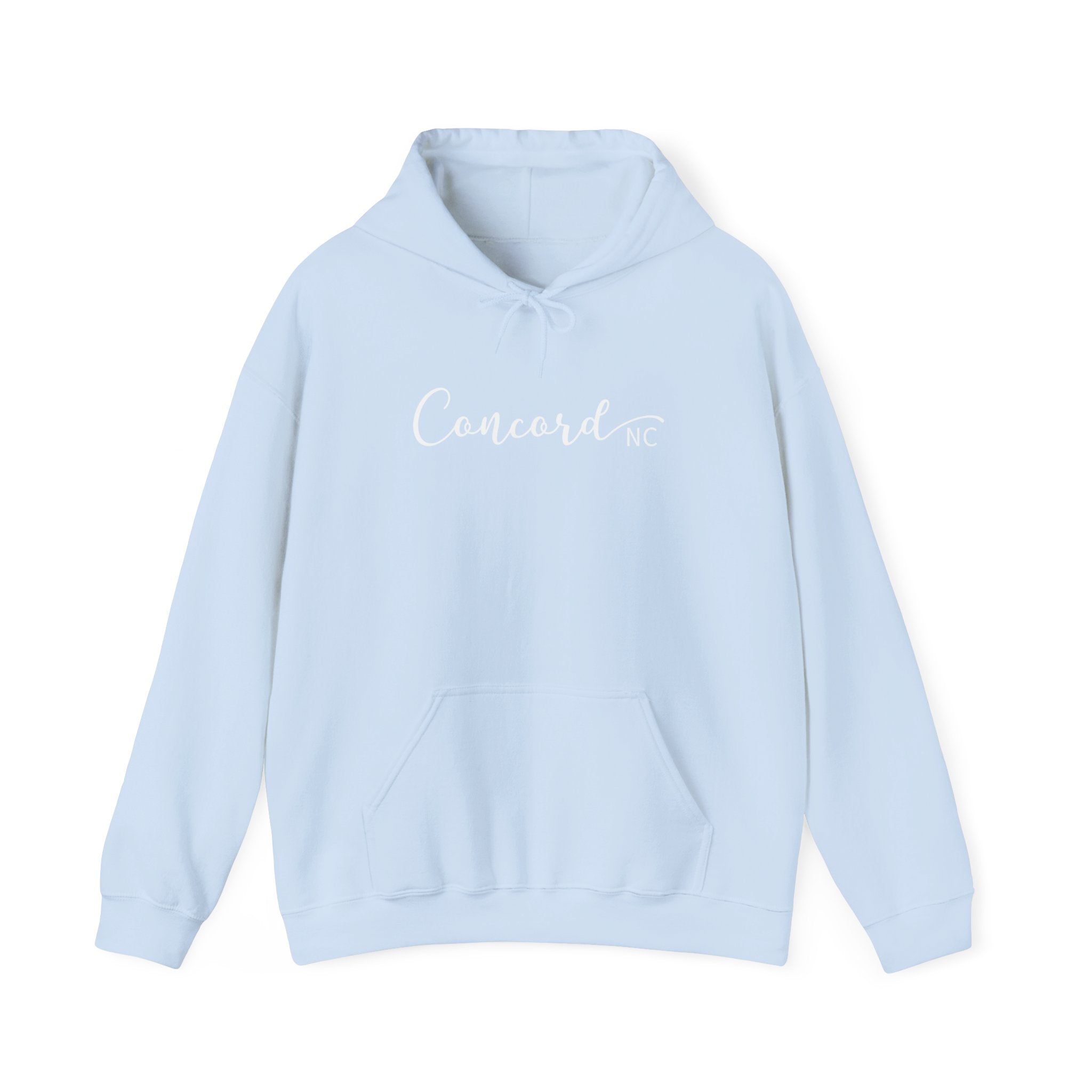 Concord North Carolina NC State Cursive Hoodie