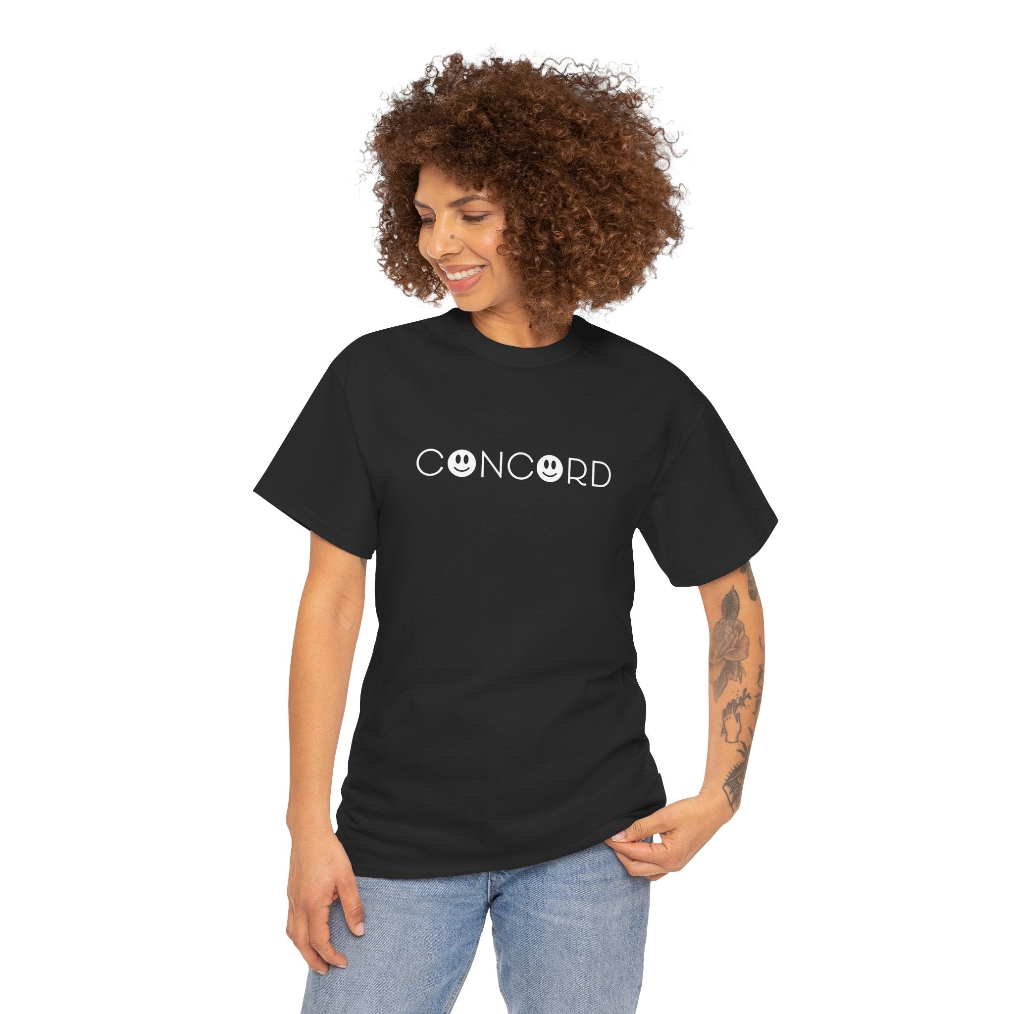 Concord North Carolina NC Smiley Face Unisex T-Shirt