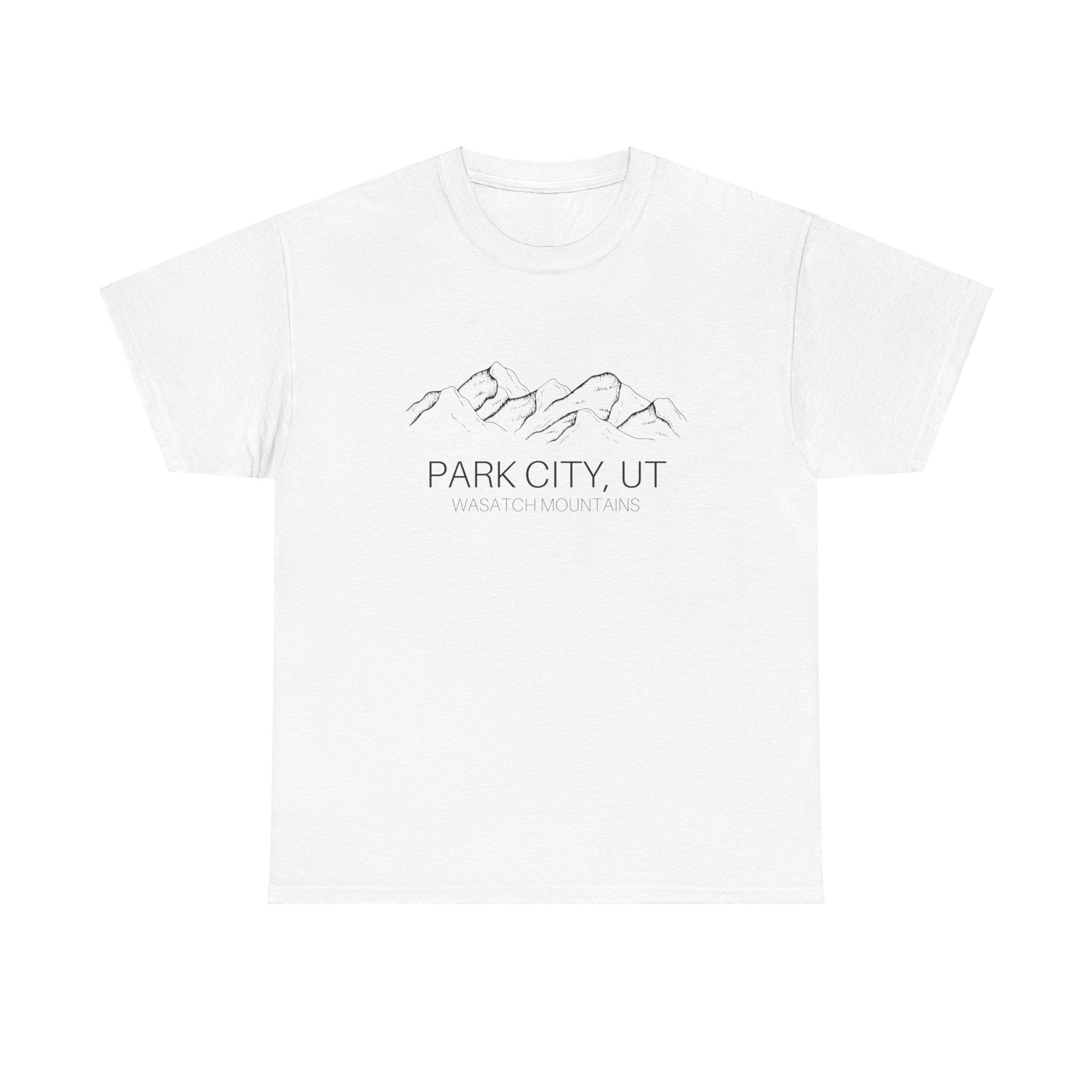 Vintage Park City Utah Souvenir Tourist Unisex Graphic Novelty T-Shirt