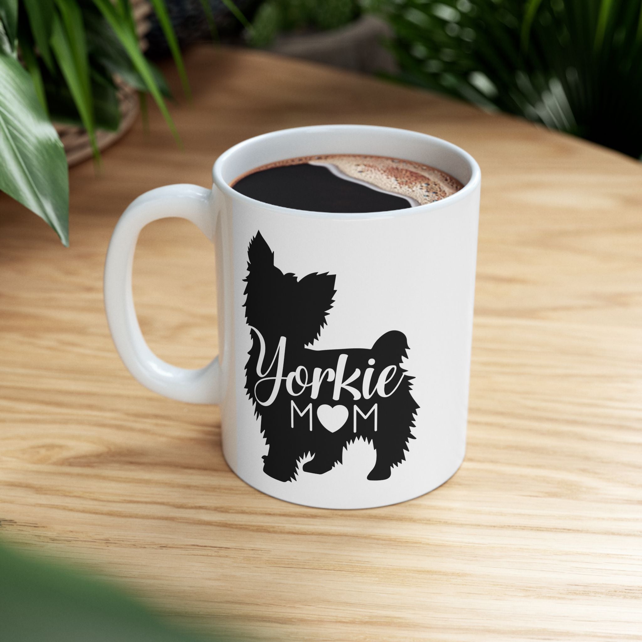 Yorkie Dog Mom Cute Yorkshire Ceramic Coffee Mug