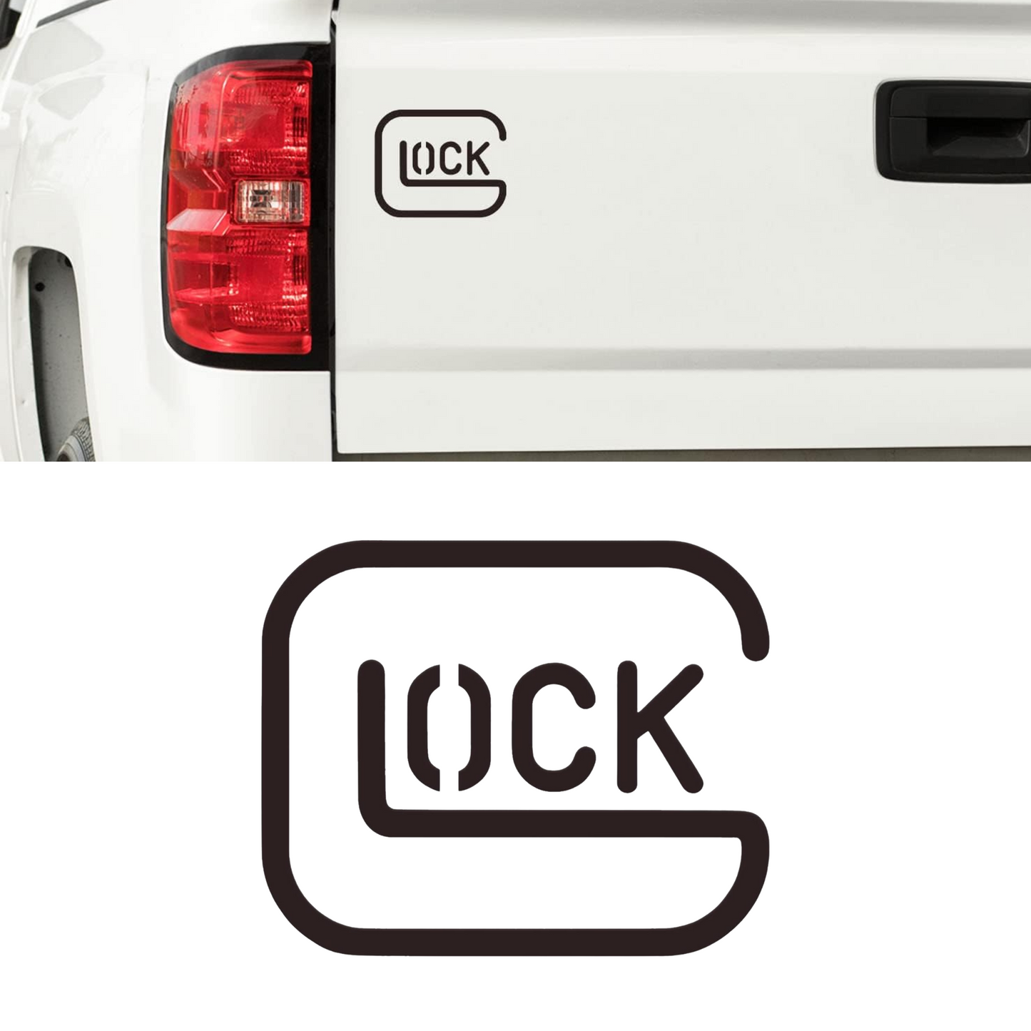 Glock Logo 2A Gun Vinyl Decal Sticker