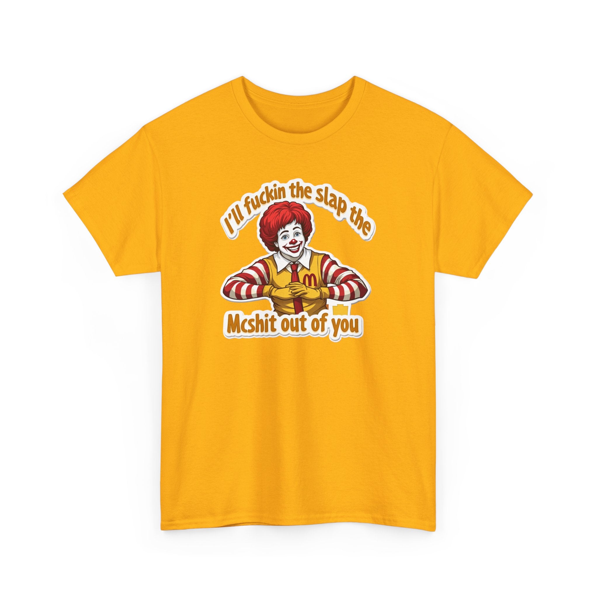 Funny McSlap Cartoon Humorous Unisex Tee, Graphic Meme Shirt