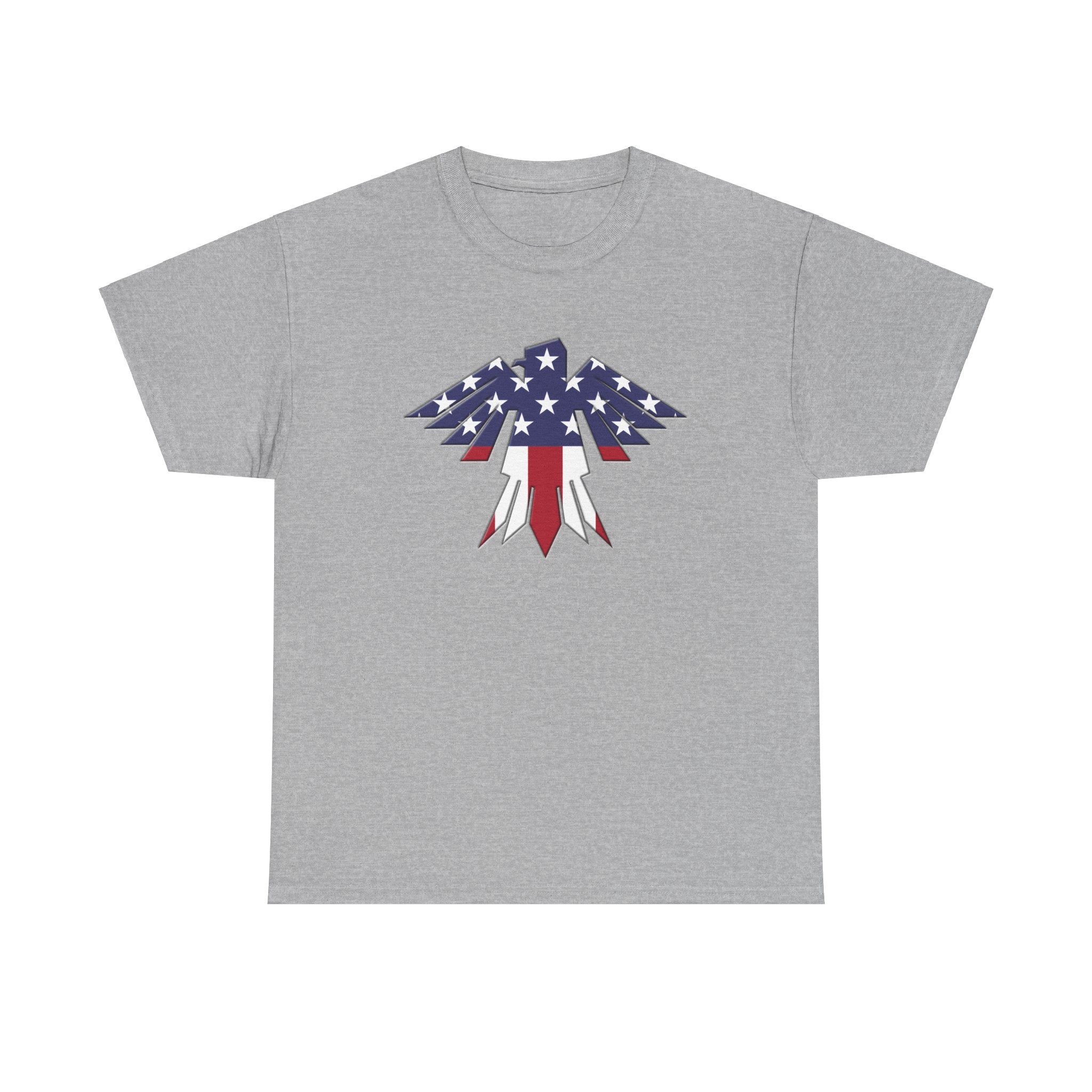 Patriotic Eagle USA Flag Unisex Heavy Cotton Tee