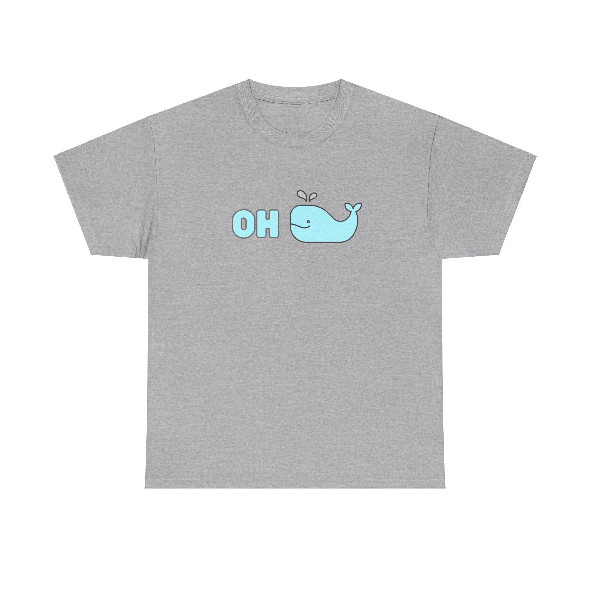 Oh Whale Funny Cute Graphic Novelty Gift Unisex T-Shirt