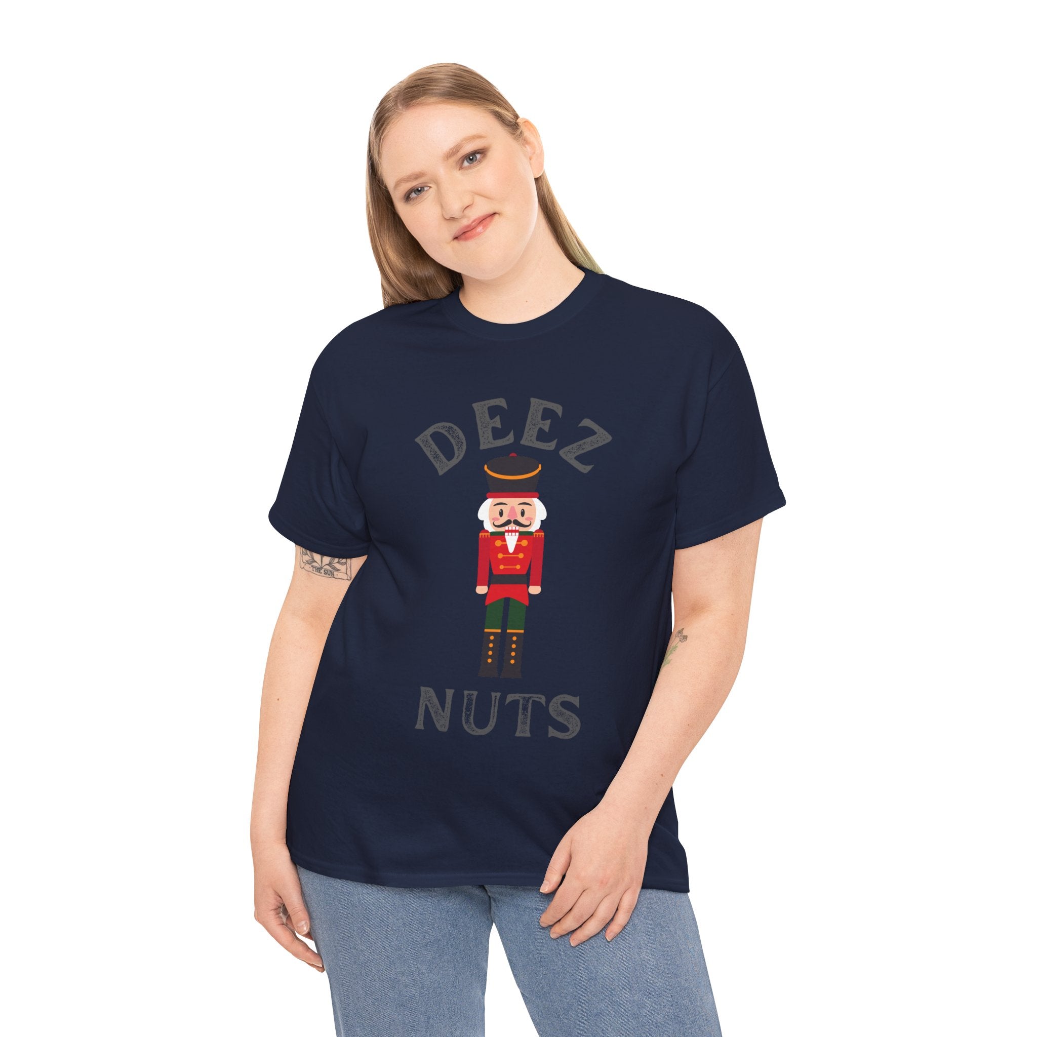 Funny Christmas Shirt Deez Nuts Nutcracker Men's Women's Humor T-Shirt