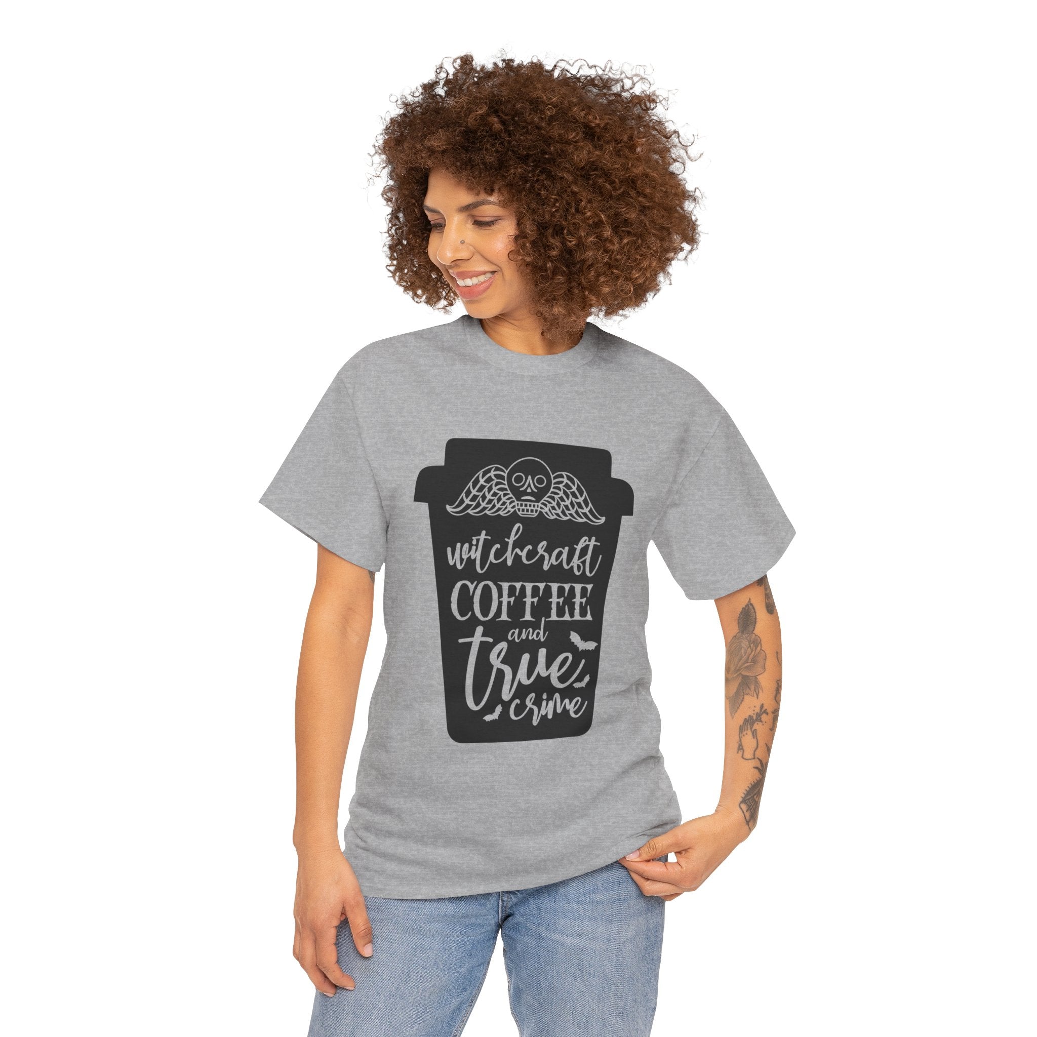 Copy of Witchcraft Coffee And True Crime Unisex Graphic Novelty Tee