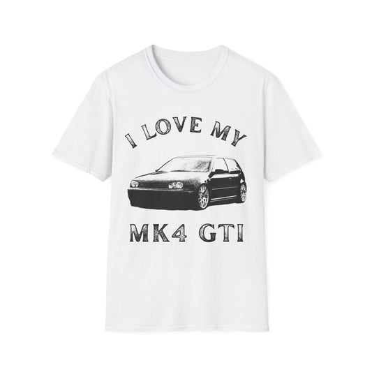 Volkswagen Mk4 GTI 1999-2006 VW T-Shirt Euro Car Gift Tee