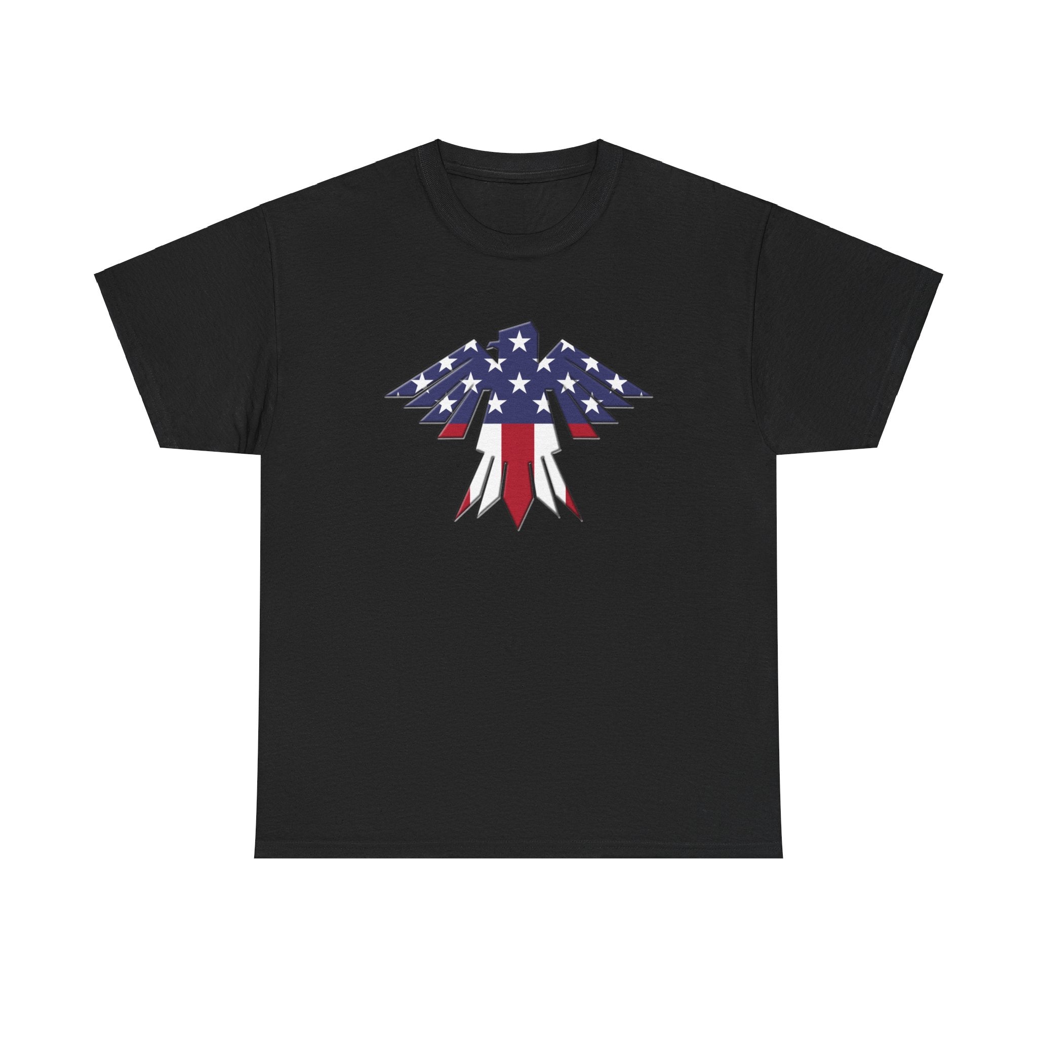 Patriotic Eagle USA Flag Unisex Heavy Cotton Tee