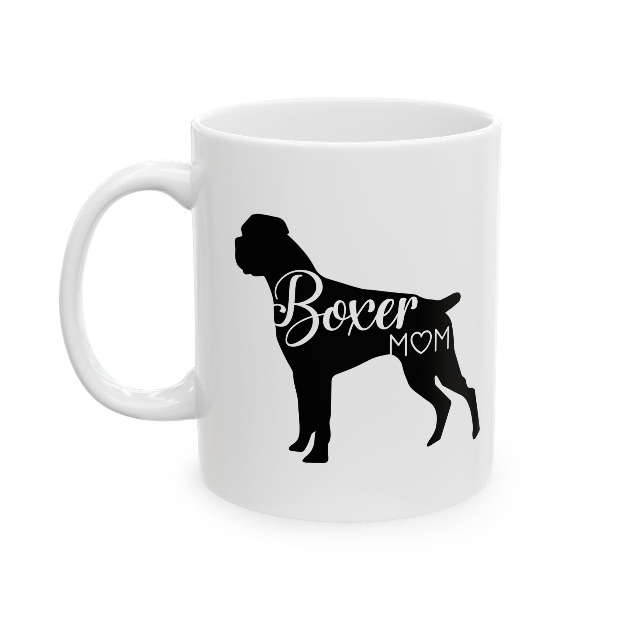 Boxer Mom Dog Lover Gift Ceramic Coffee Mug