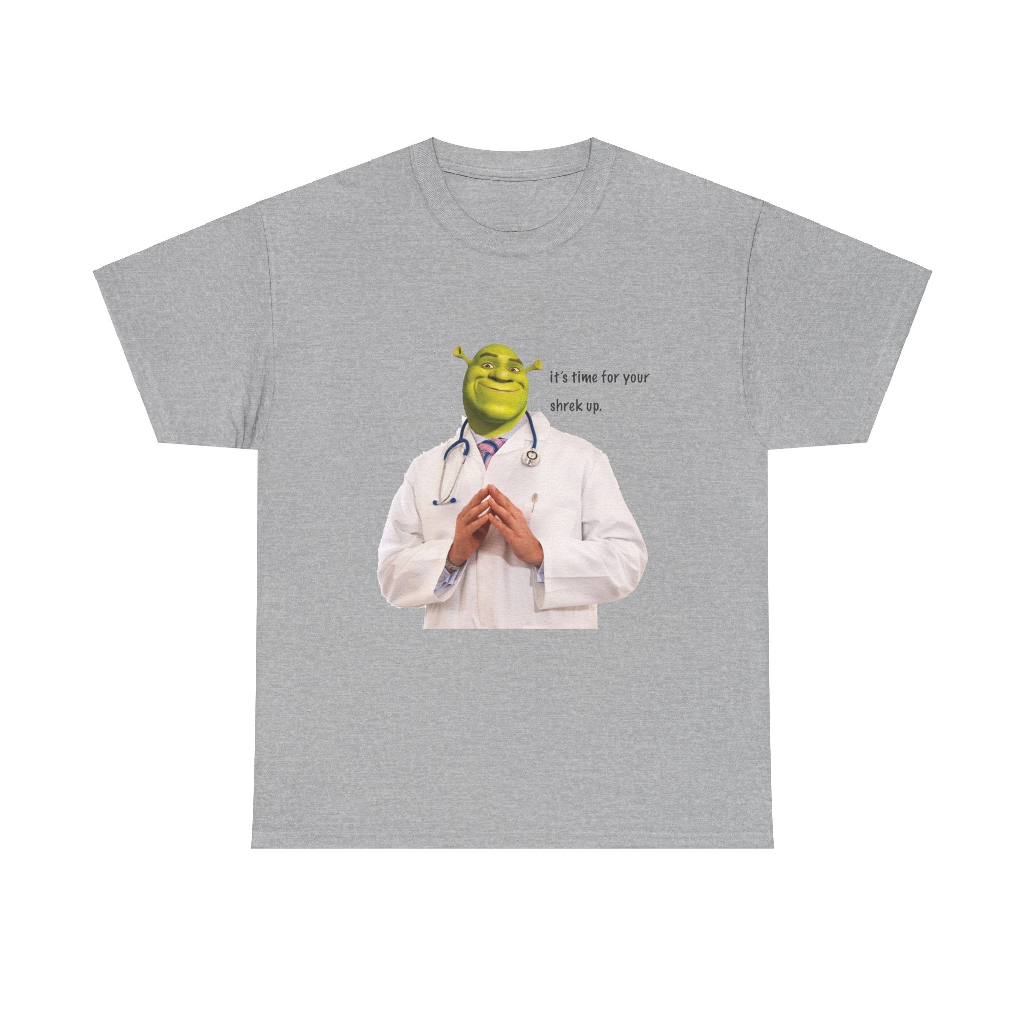 Funny Shrek Up Meme Unisex Graphic Novelty T-Shirt