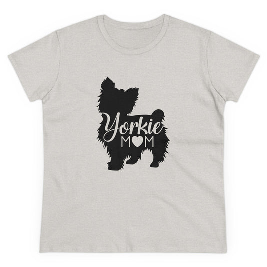 Women's Yorkie Mom Dog Puppy Yorkshire Terrier Lover Tee